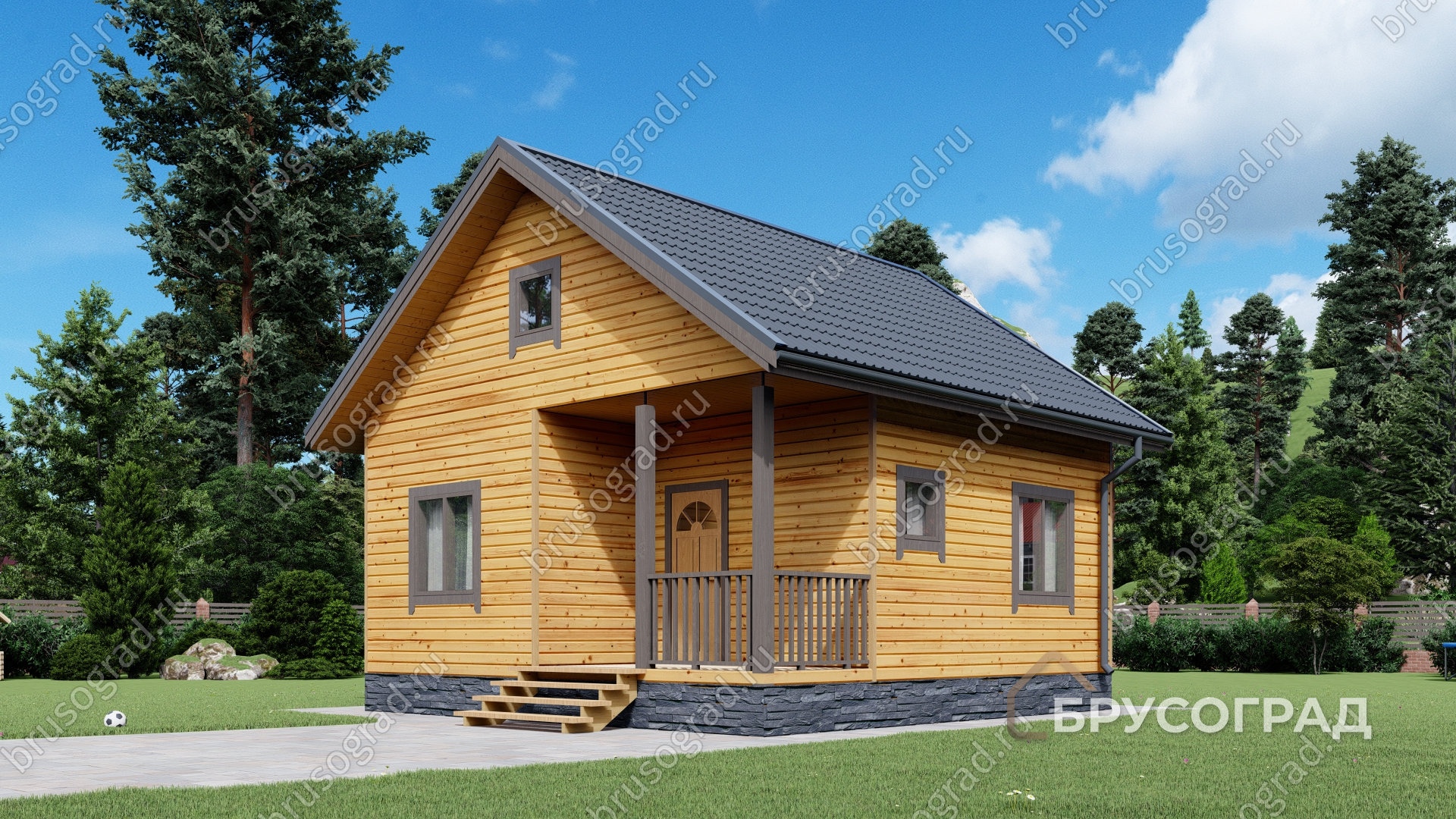 Главный вид проект П-1