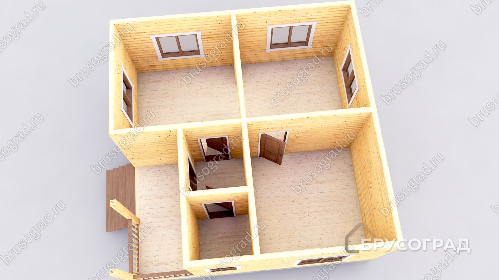 3д план проект П-1