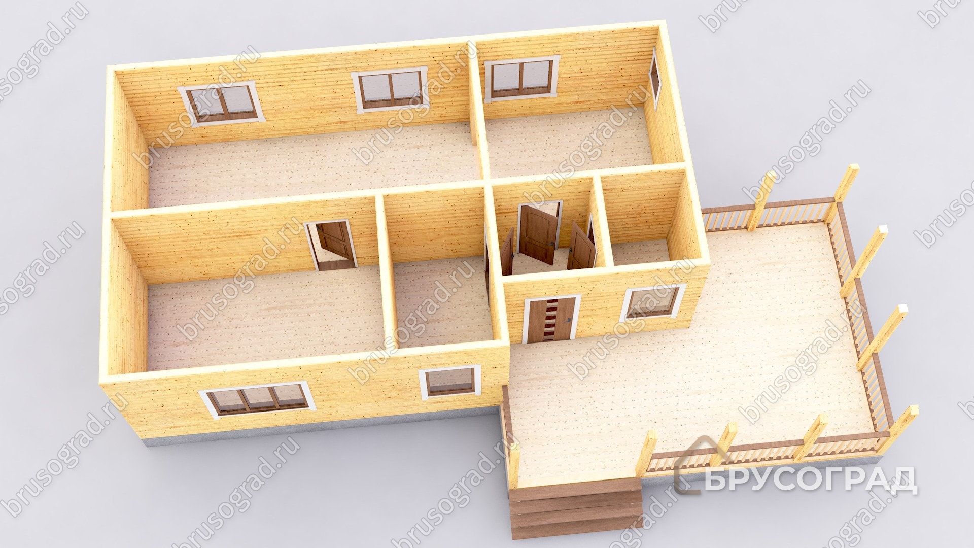 3д план проект П-10