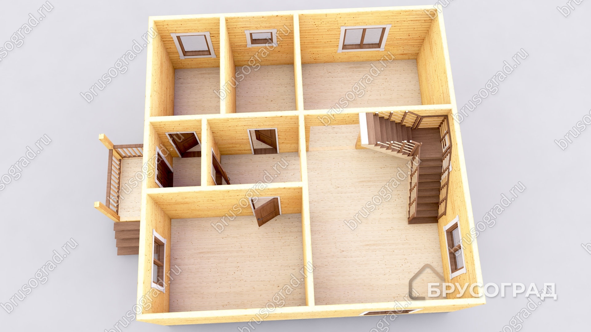 3д план проект П-100