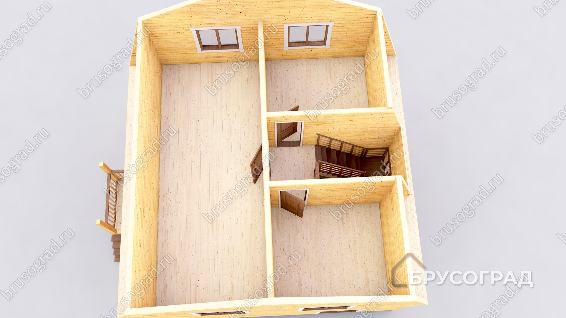 3д план проект П-100