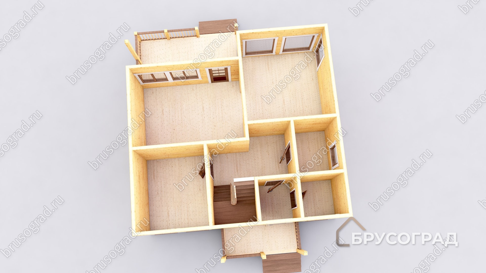 3д план проект П-104