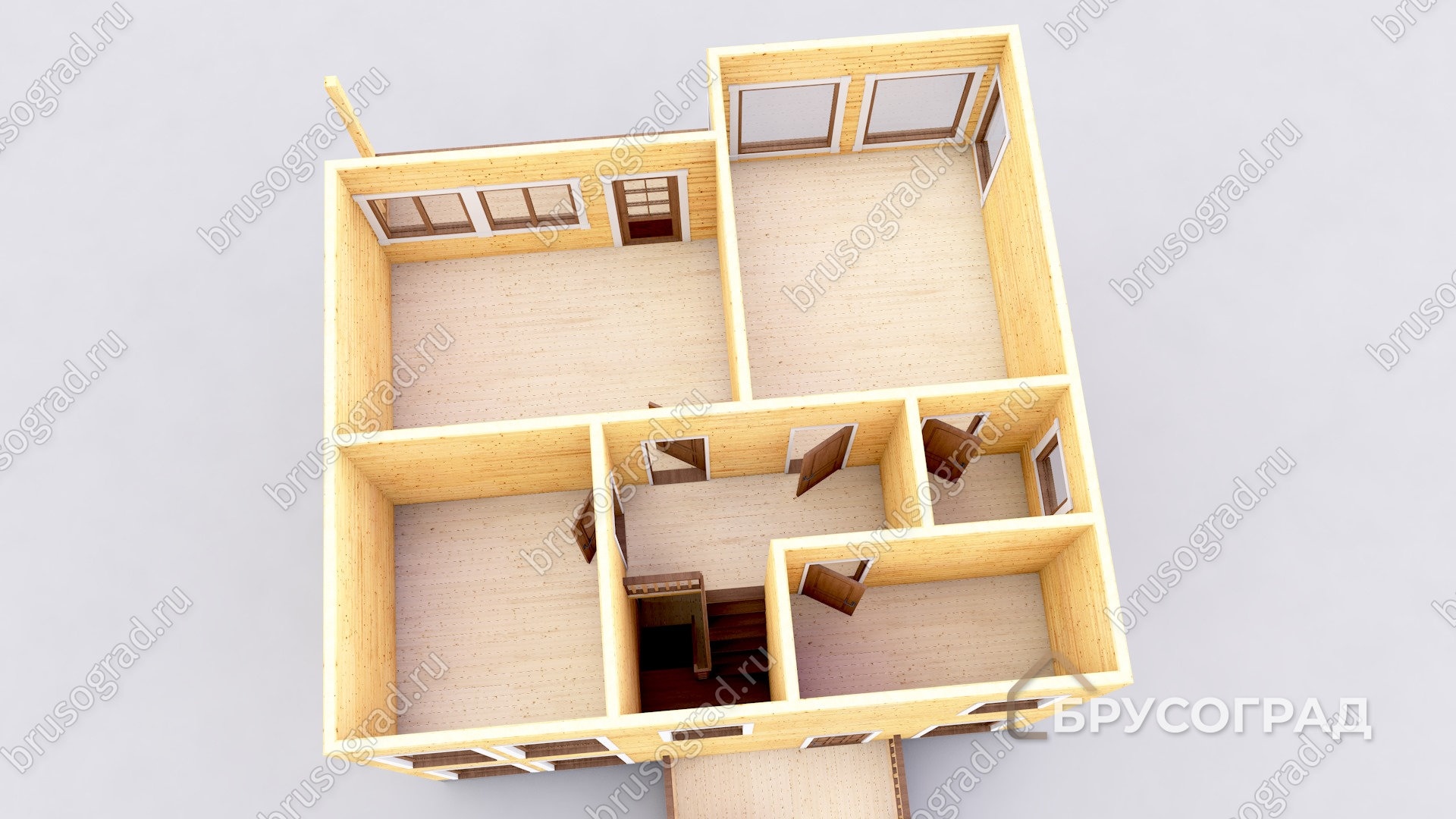 3д план проект П-104