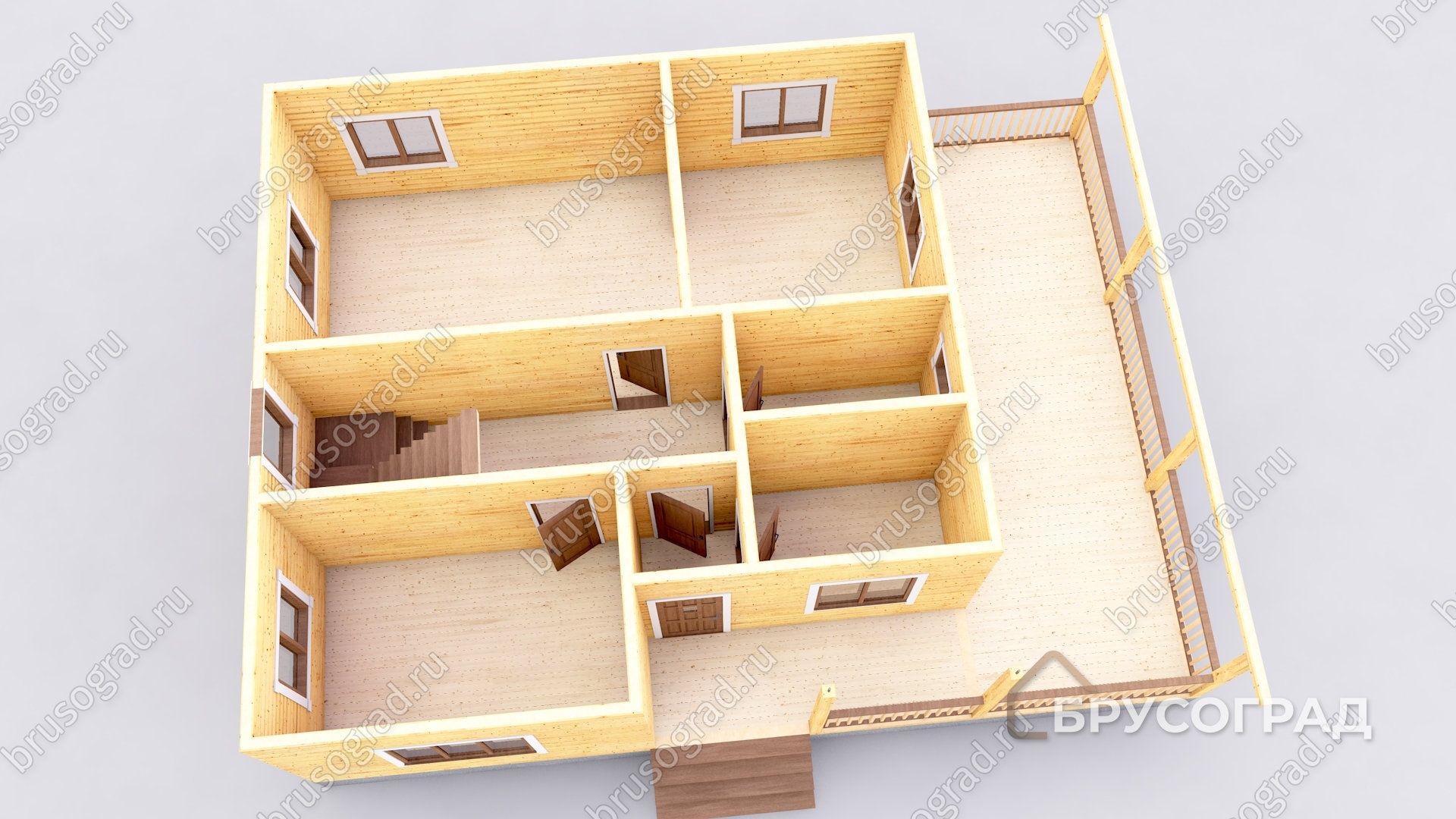 3д план проект П-105