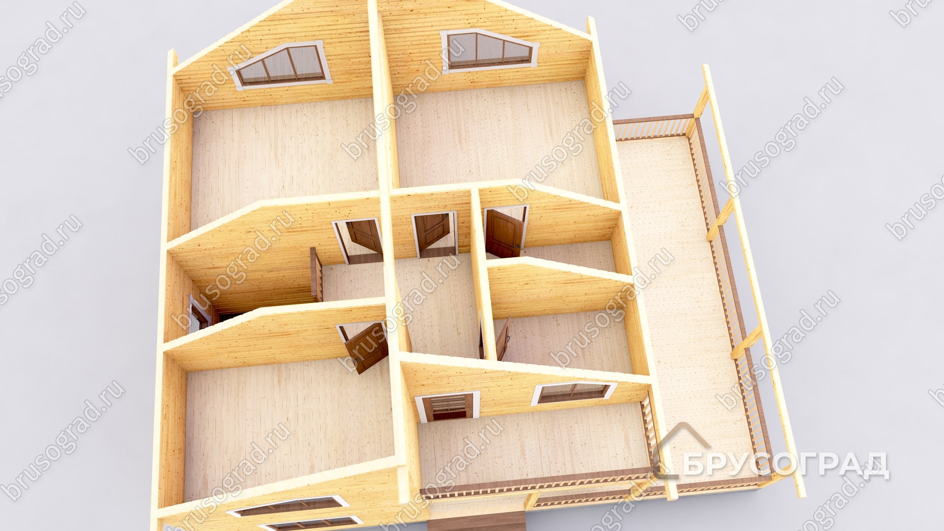 3д план проект П-105