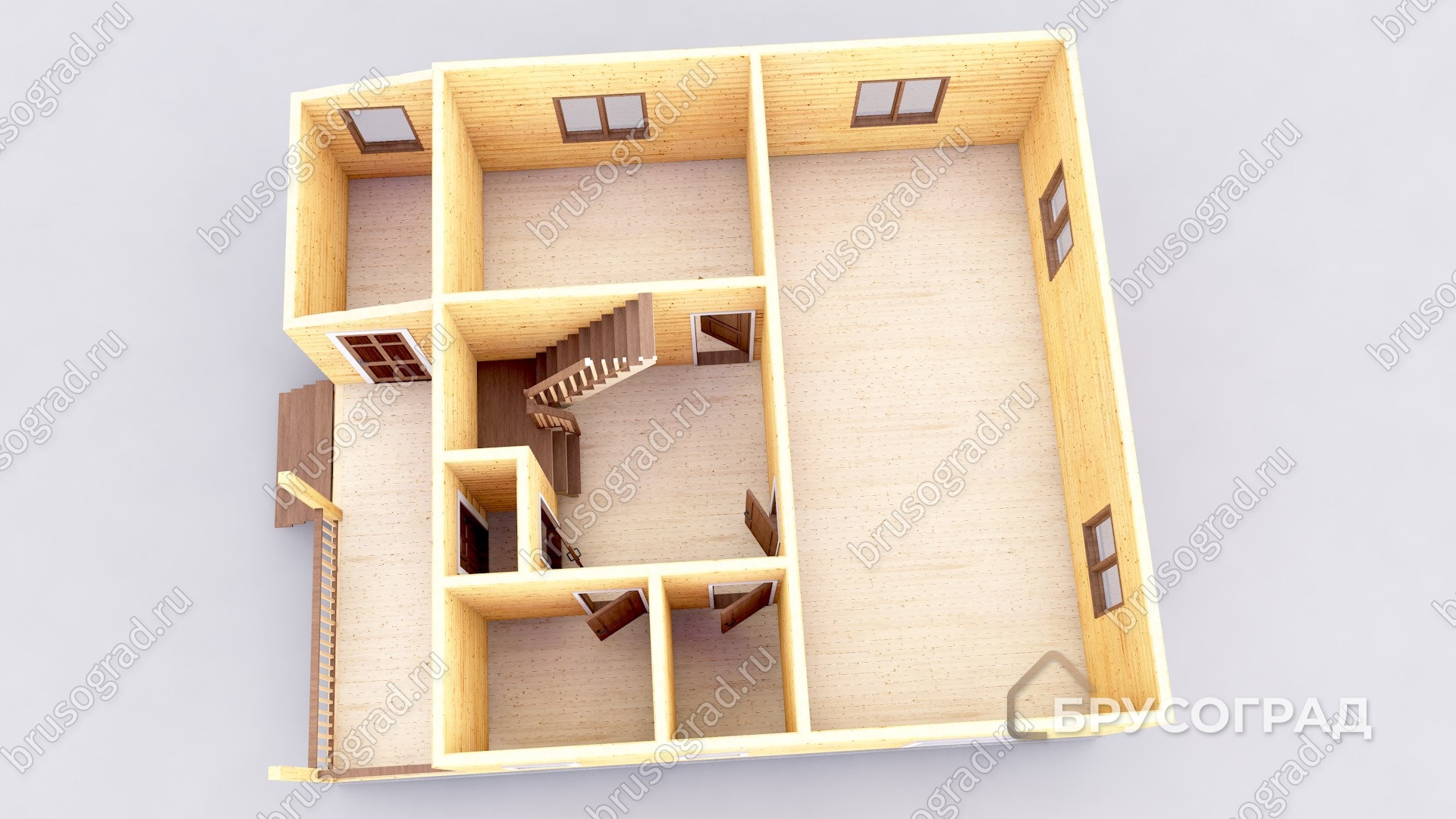 3д план проект П-107