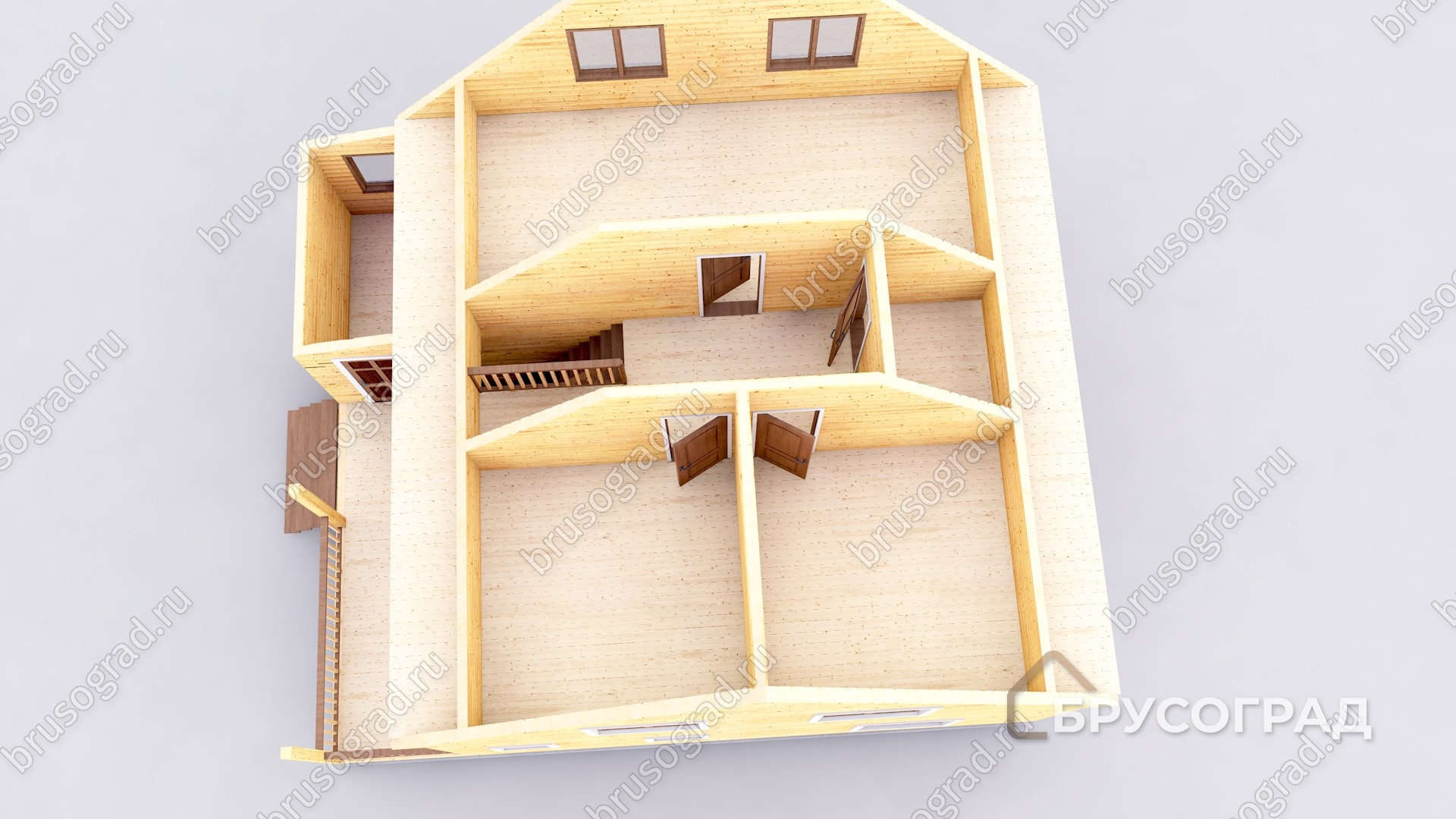 3д план проект П-107