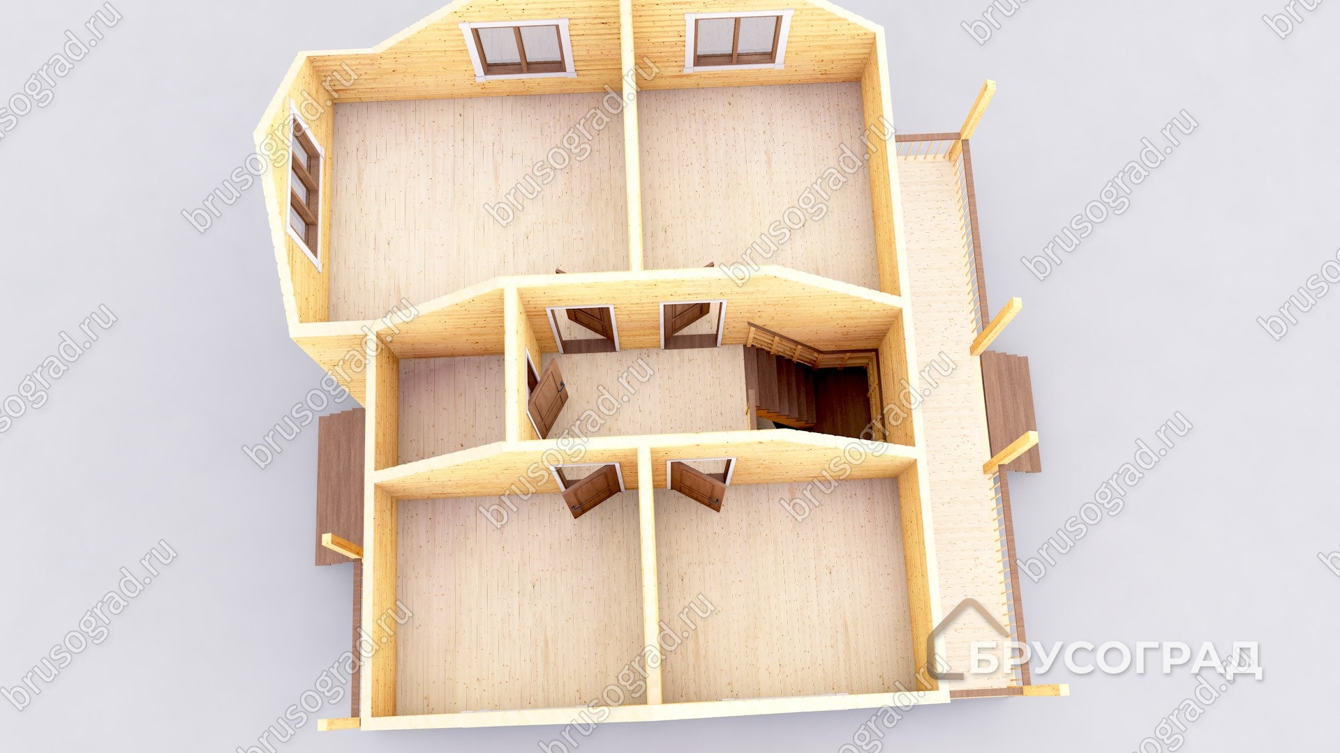 3д план проект П-108