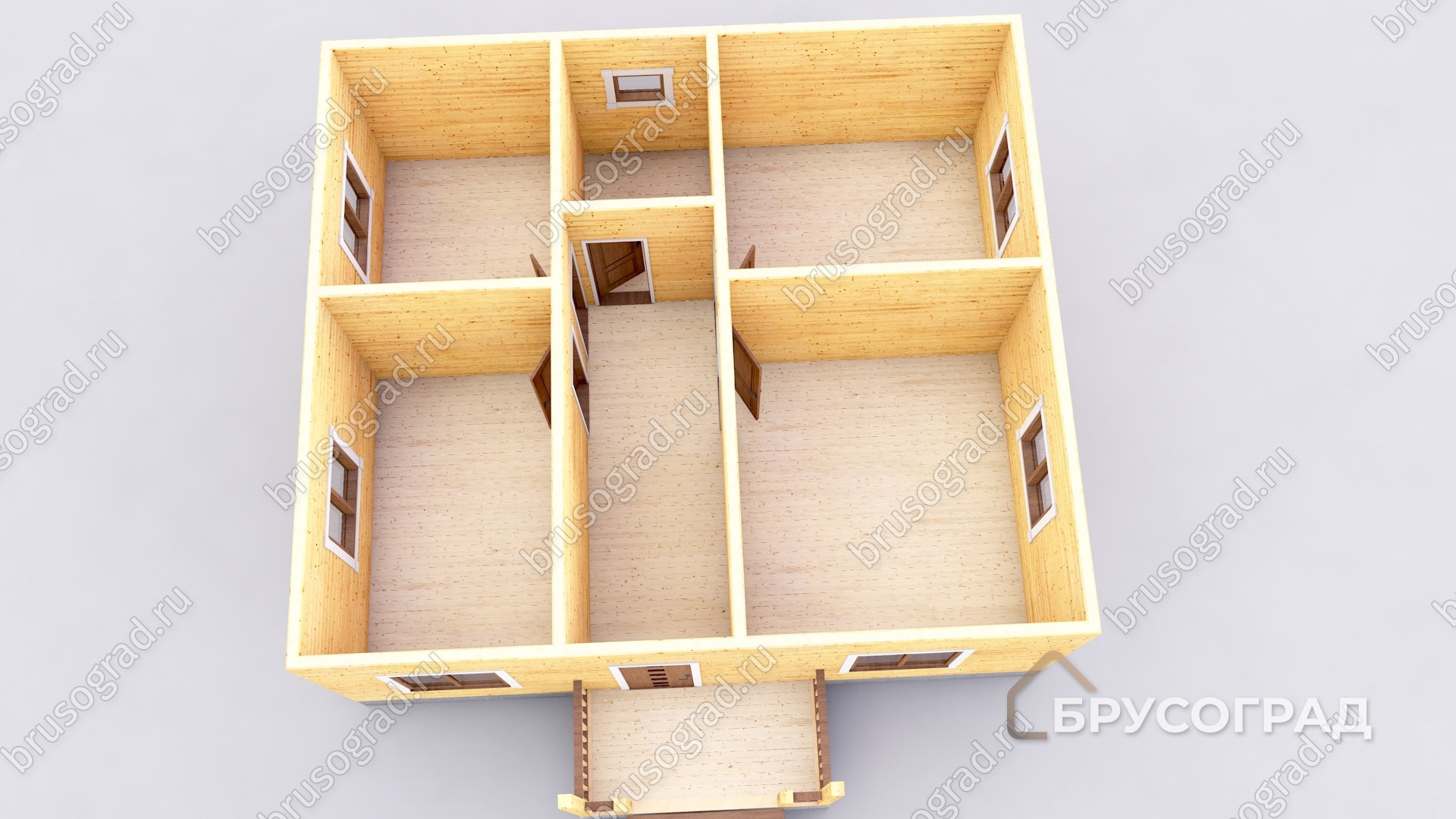 3д план проект П-11