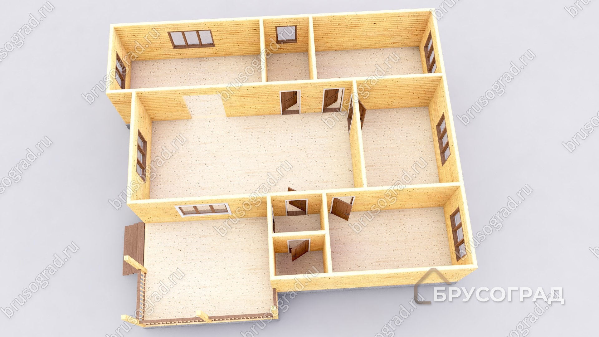 3д план проект П-110