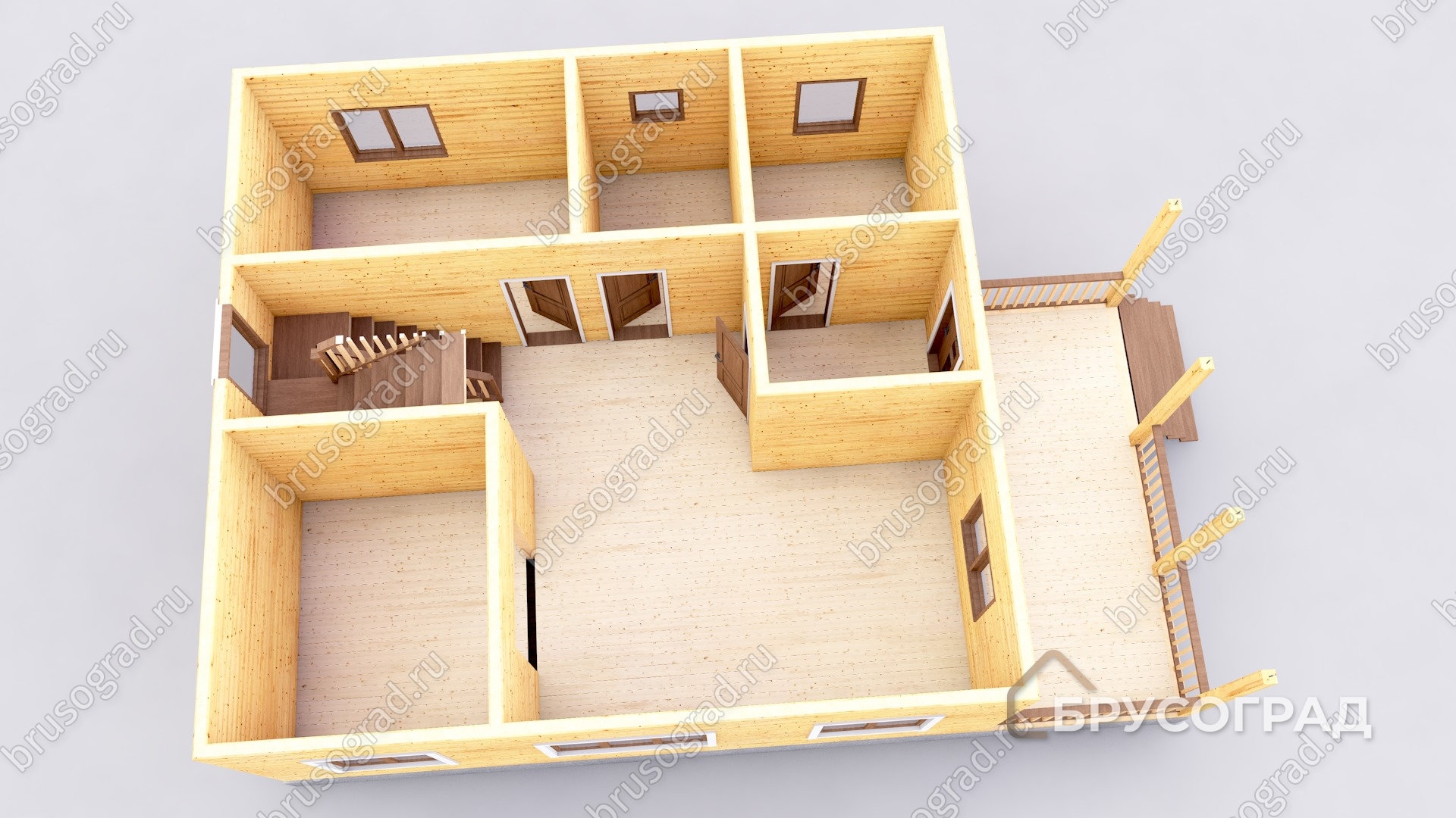 3д план проект П-114