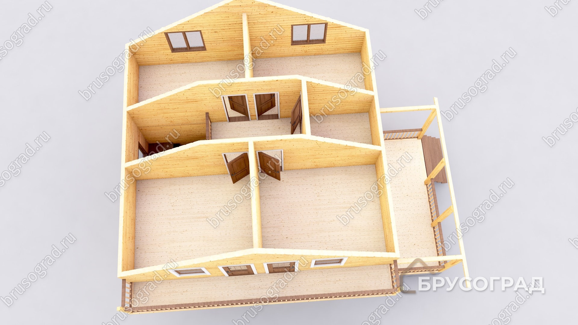 3д план проект П-114