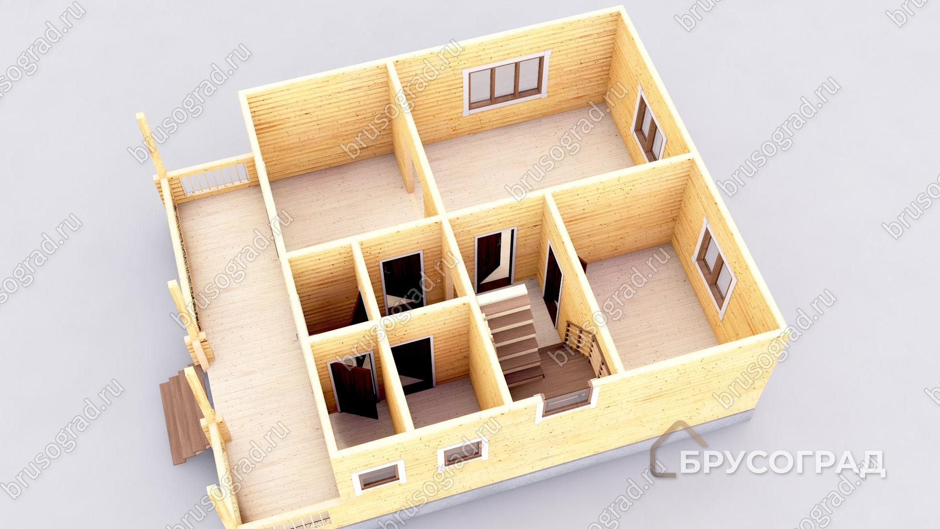 3д план проект П-123