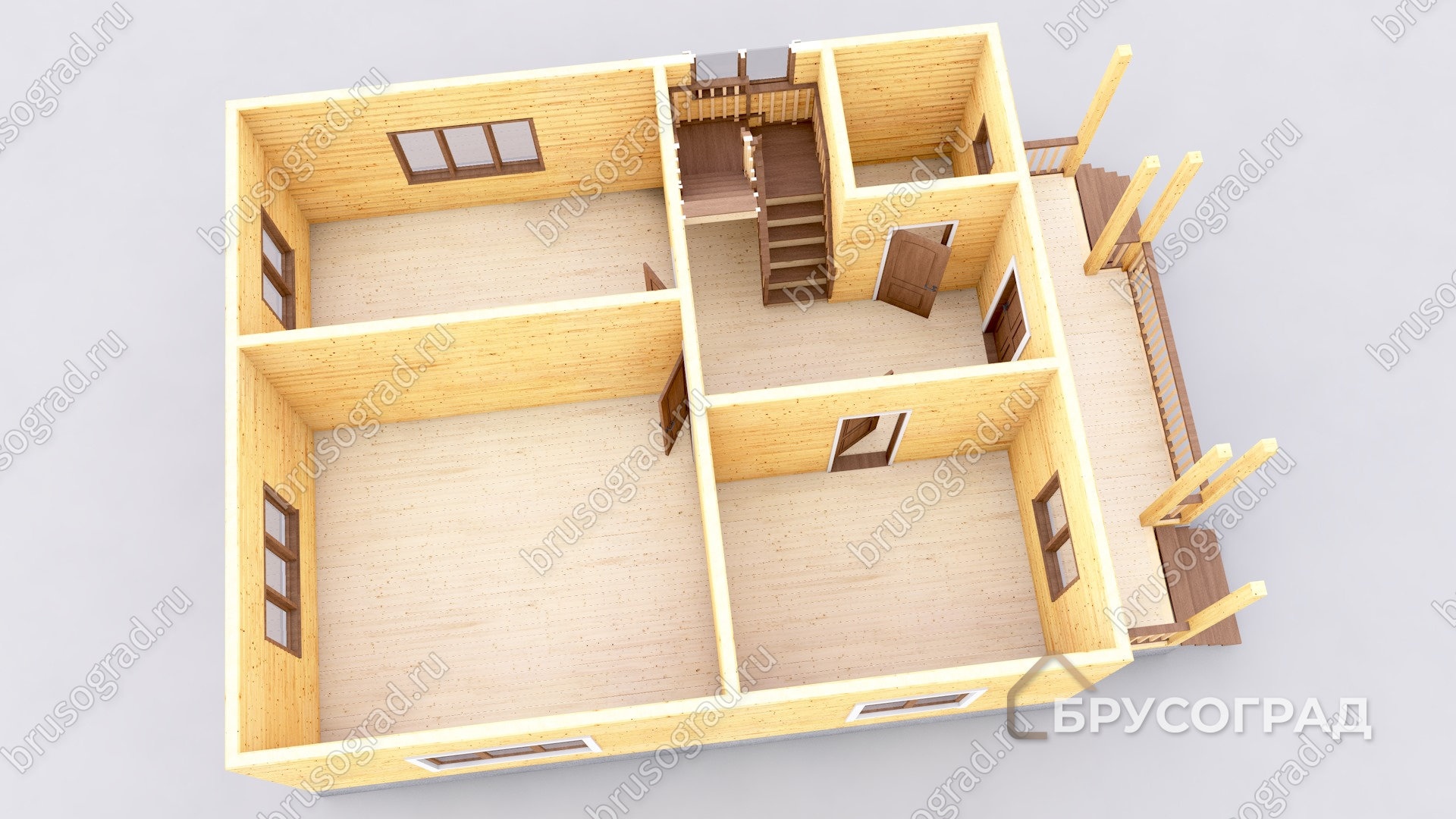 3д план проект П-128