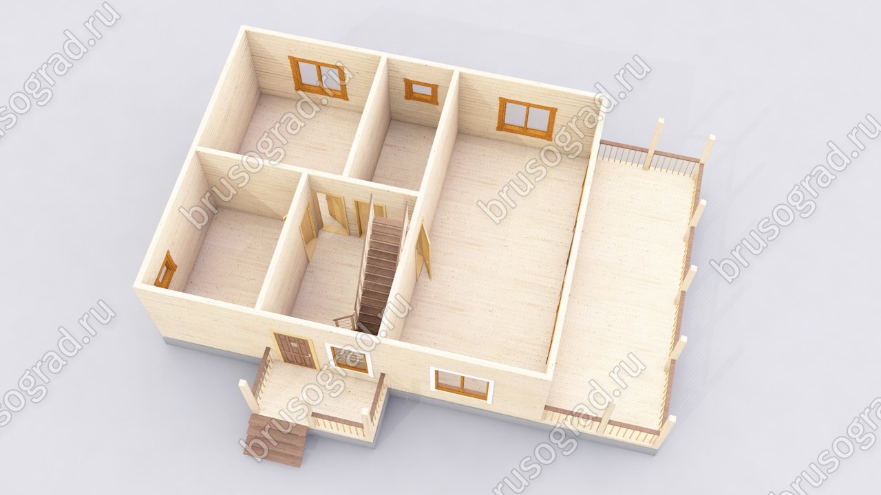 3д план проект П-129