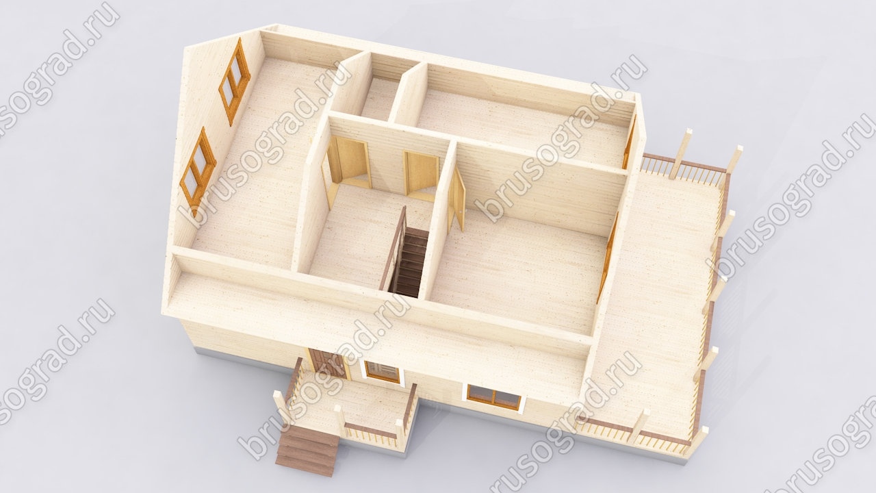 3д план проект П-129