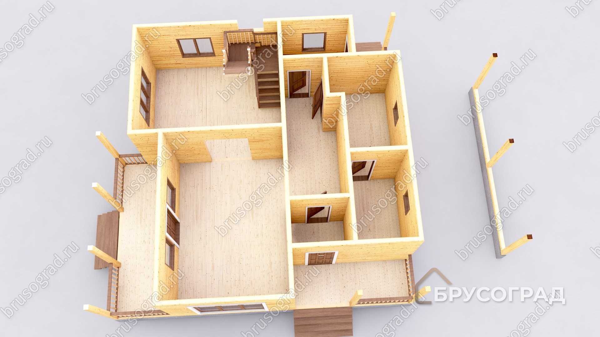 3д план проект П-136