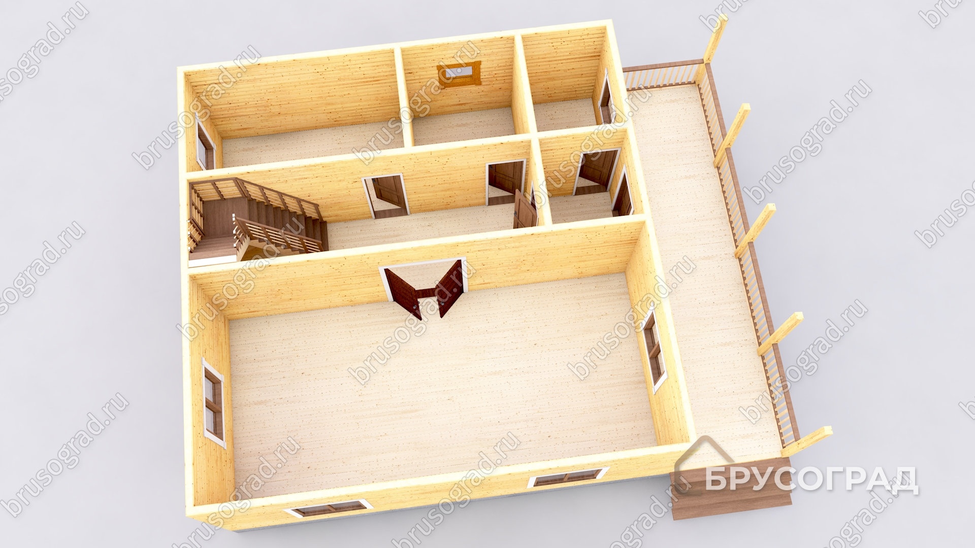 3д план проект П-140