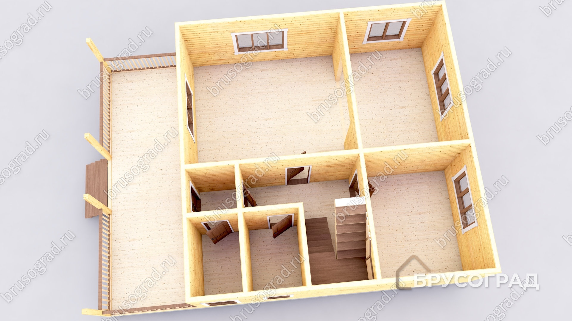 3д план проект П-144