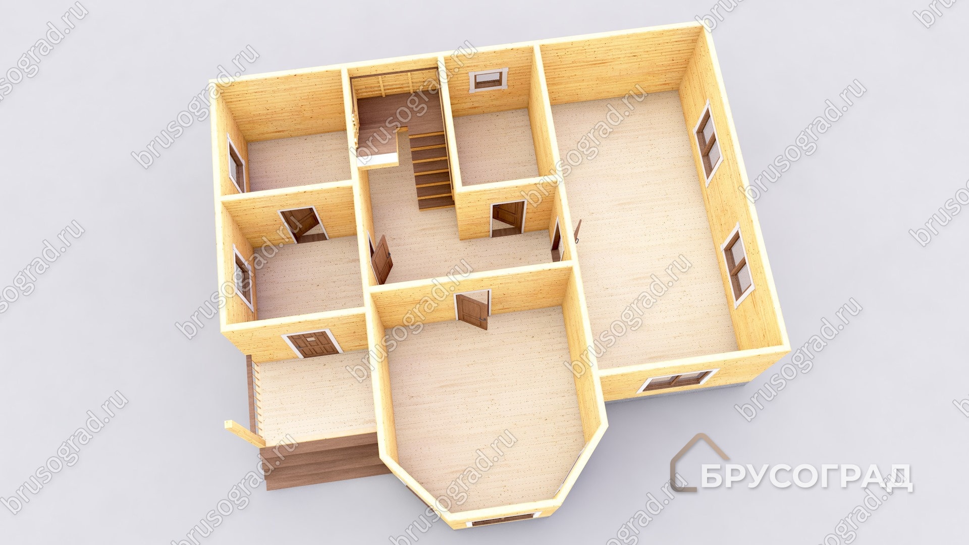 3д план проект П-145