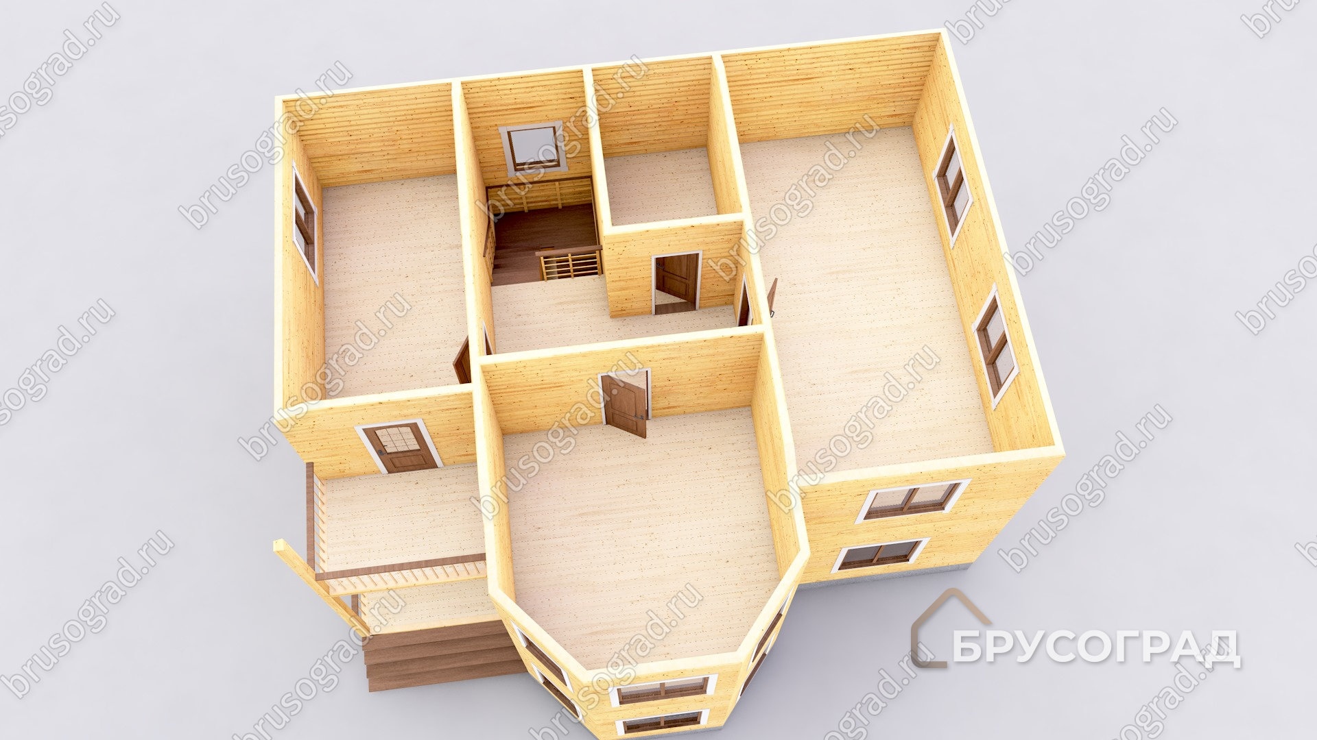 3д план проект П-145