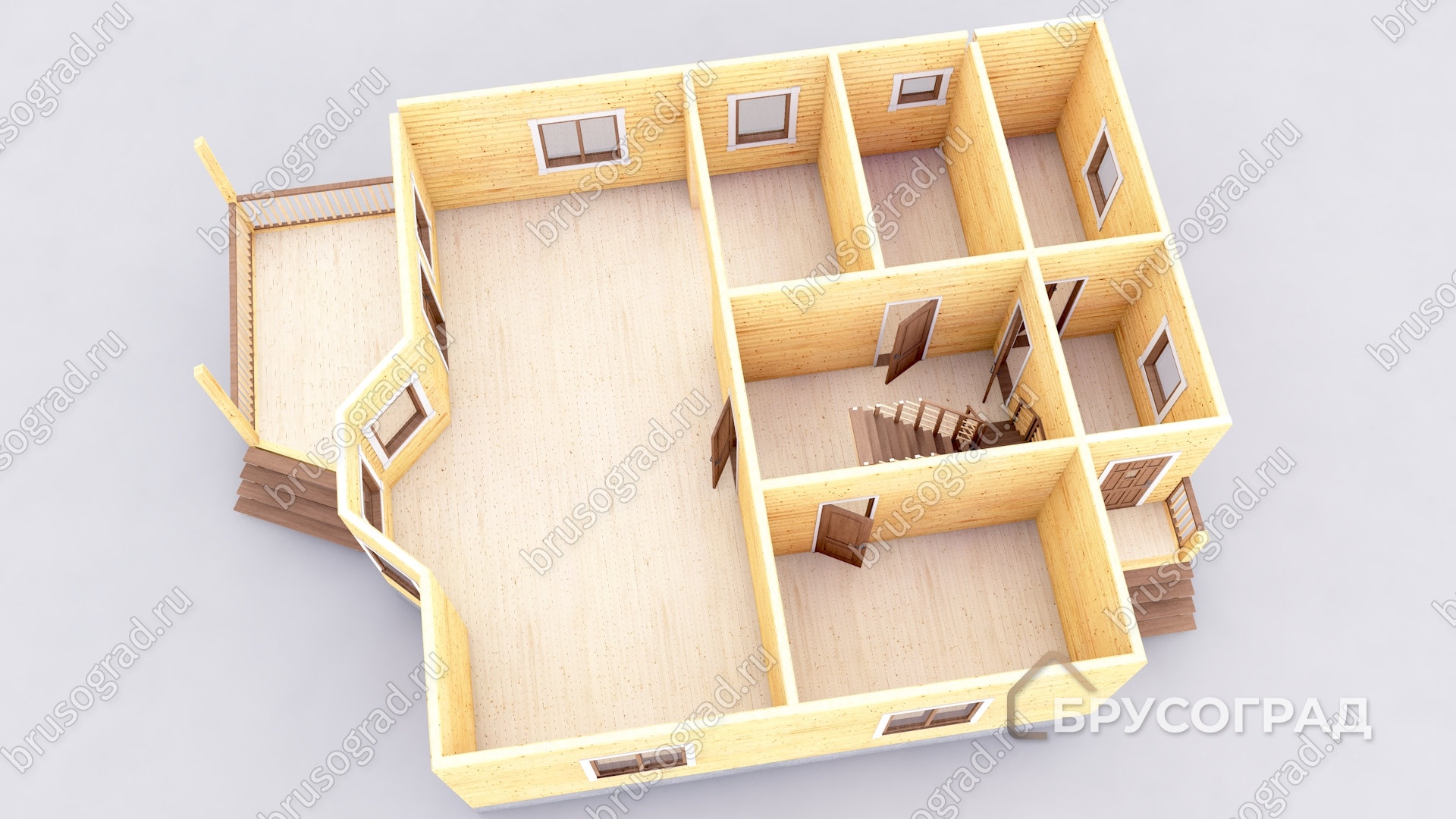 3д план проект П-148