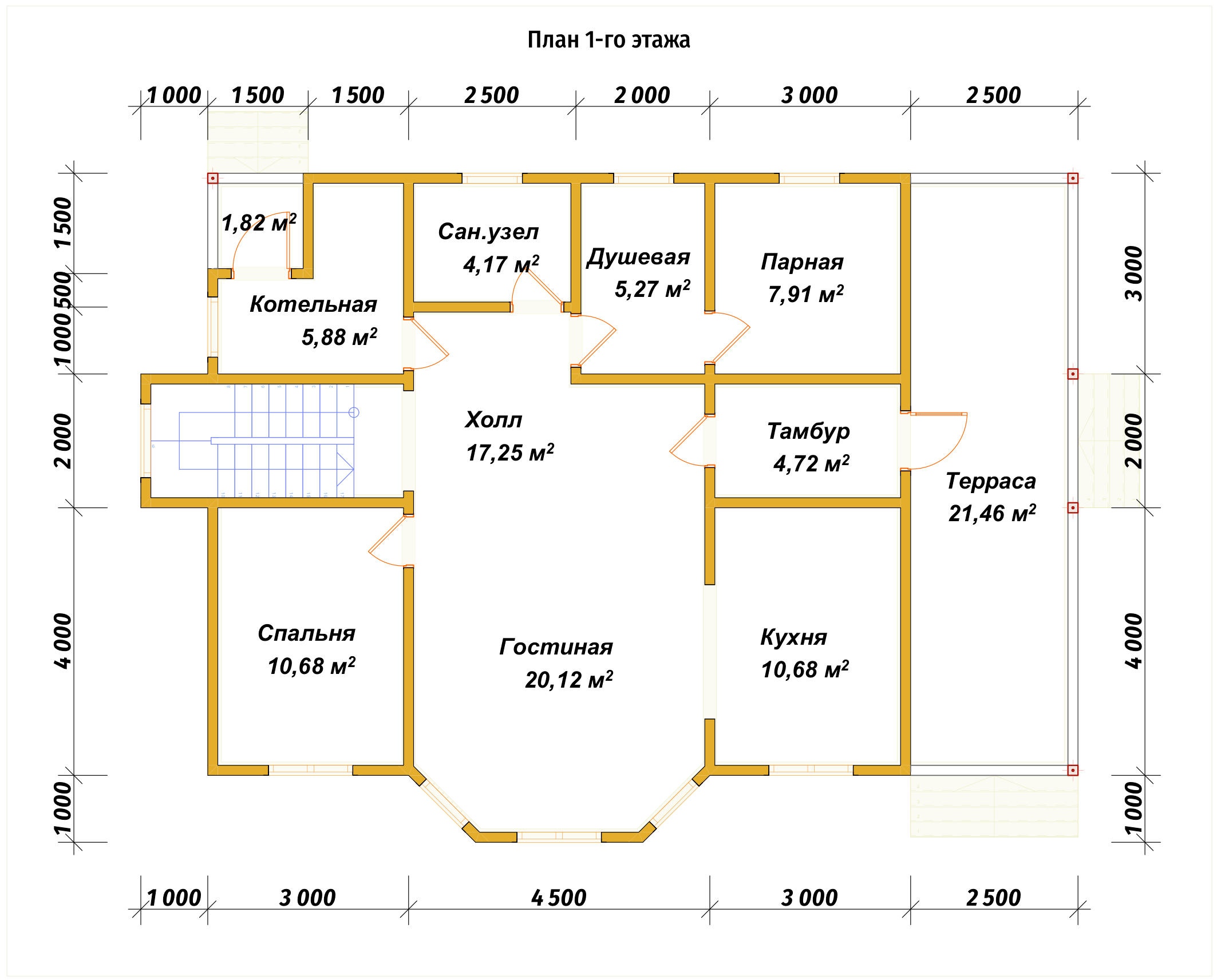 План первого этажа проекта П-150