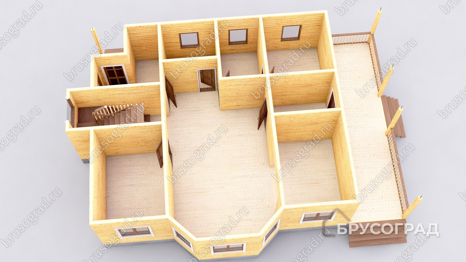 3д план проект П-150