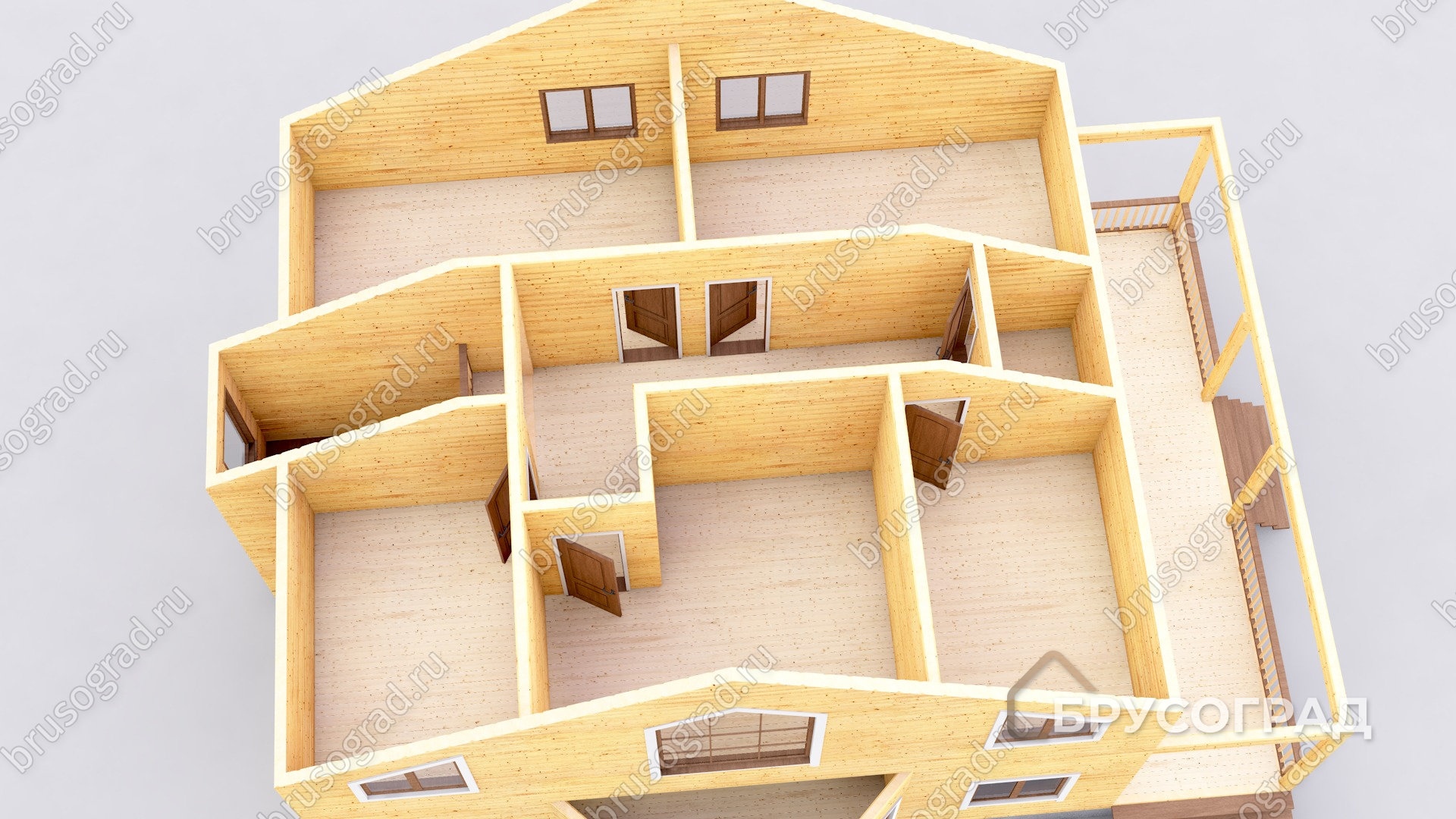 3д план проект П-150