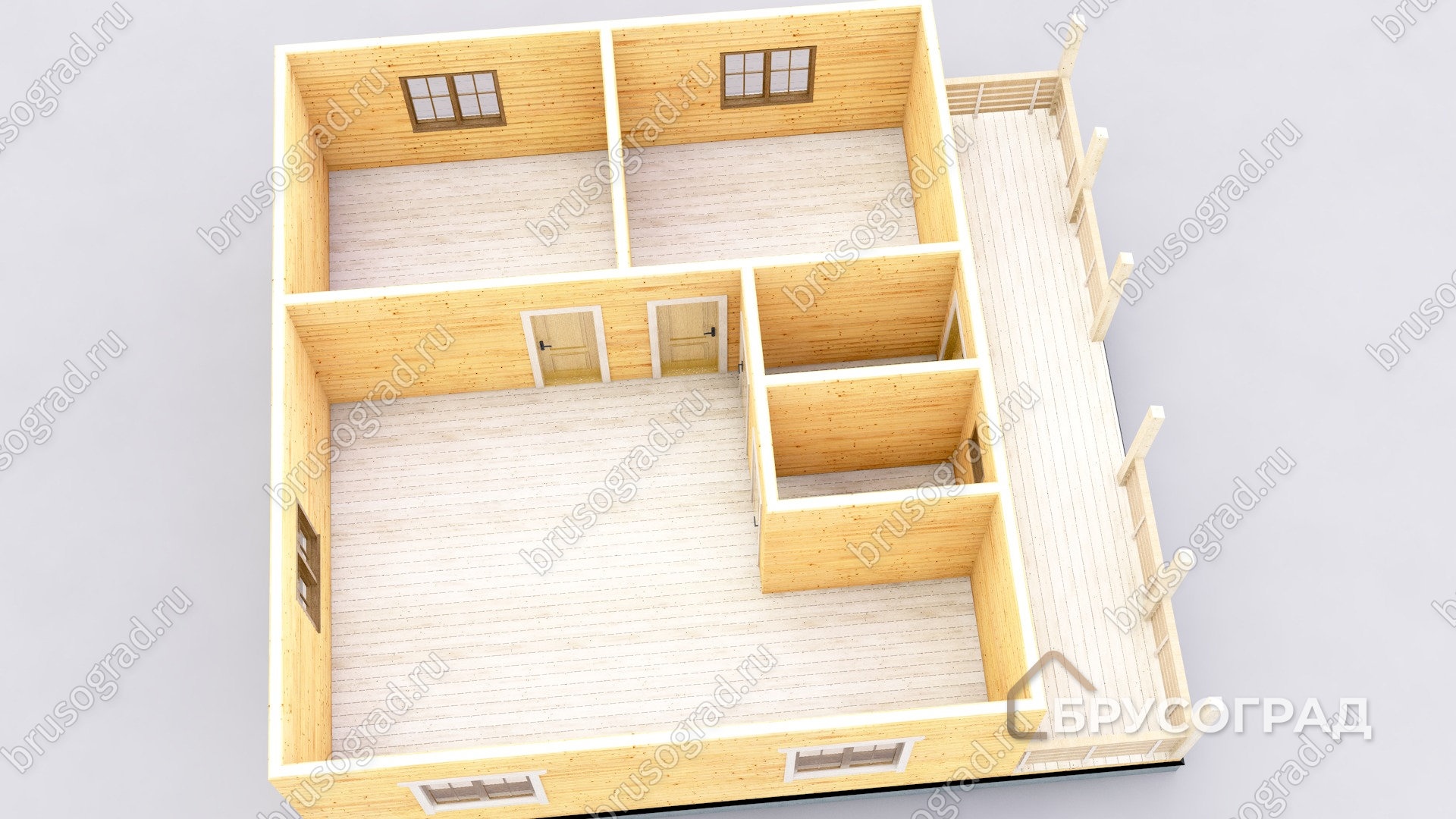 3д план проект П-17