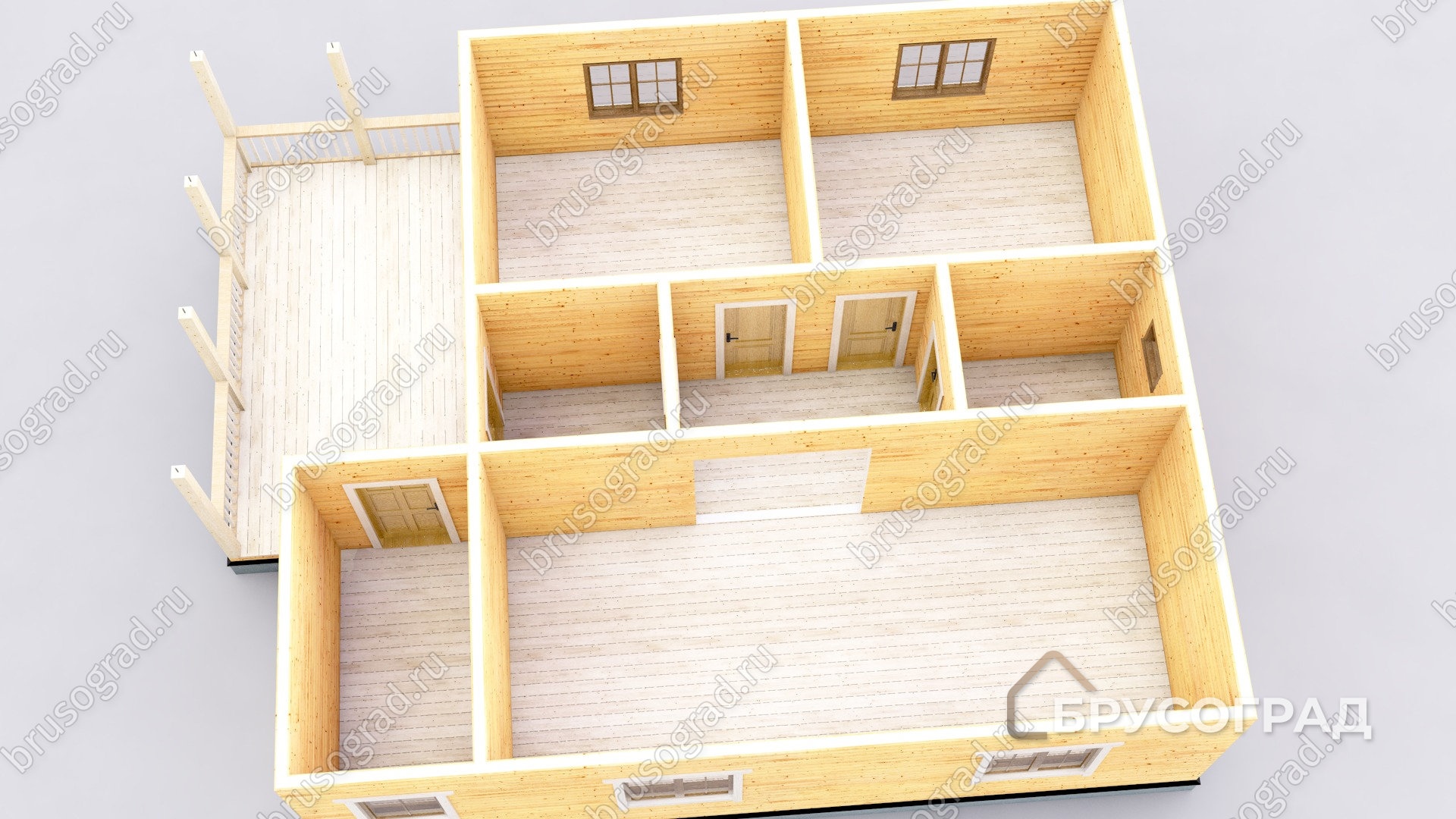 3д план проект П-18