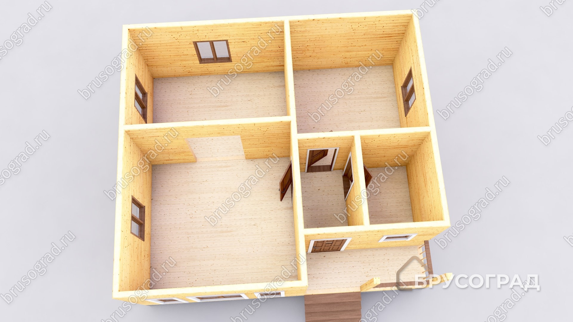 3д план проект П-2