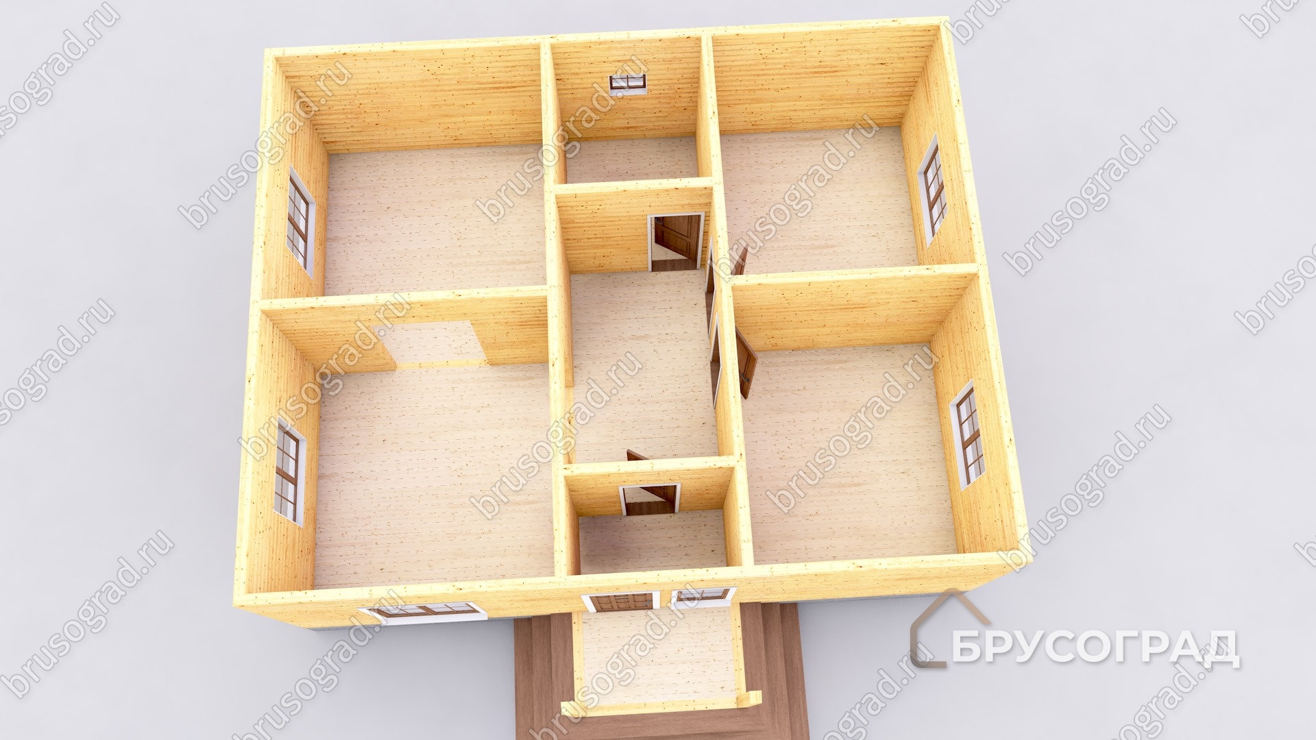 3д план проект П-21