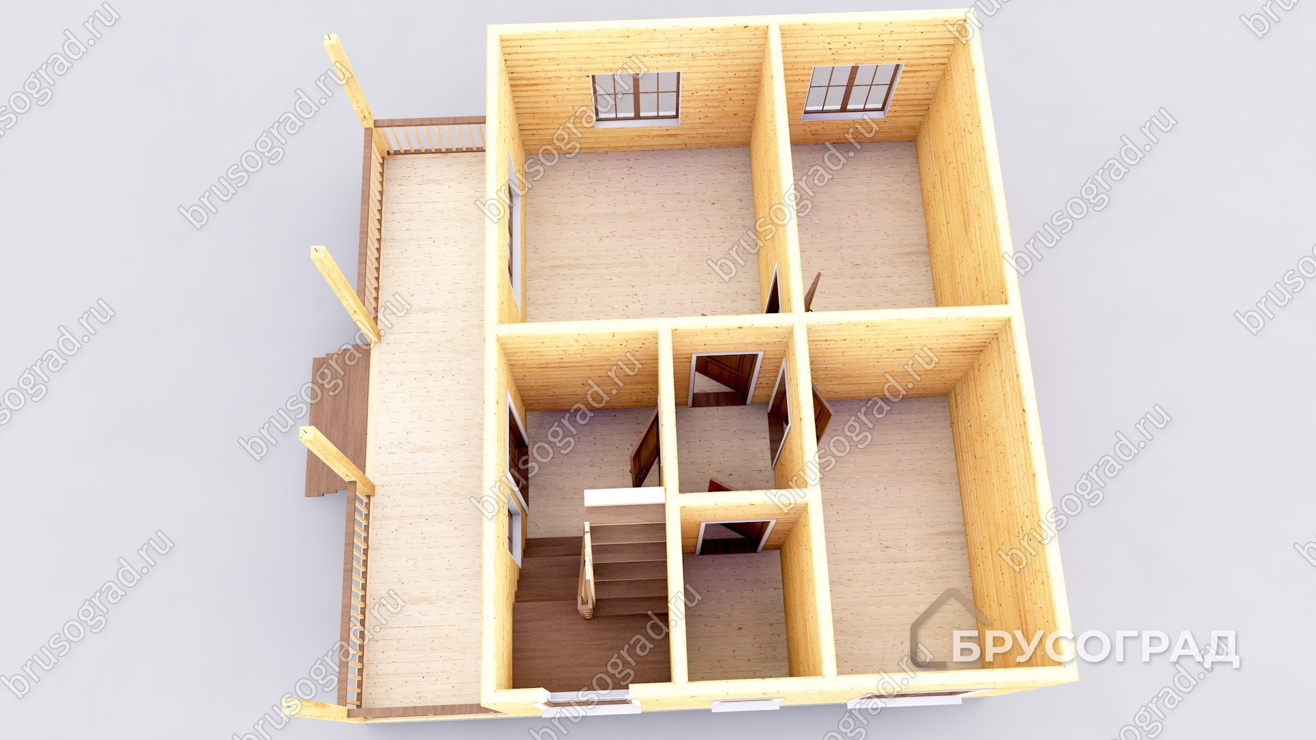 3д план проект П-23