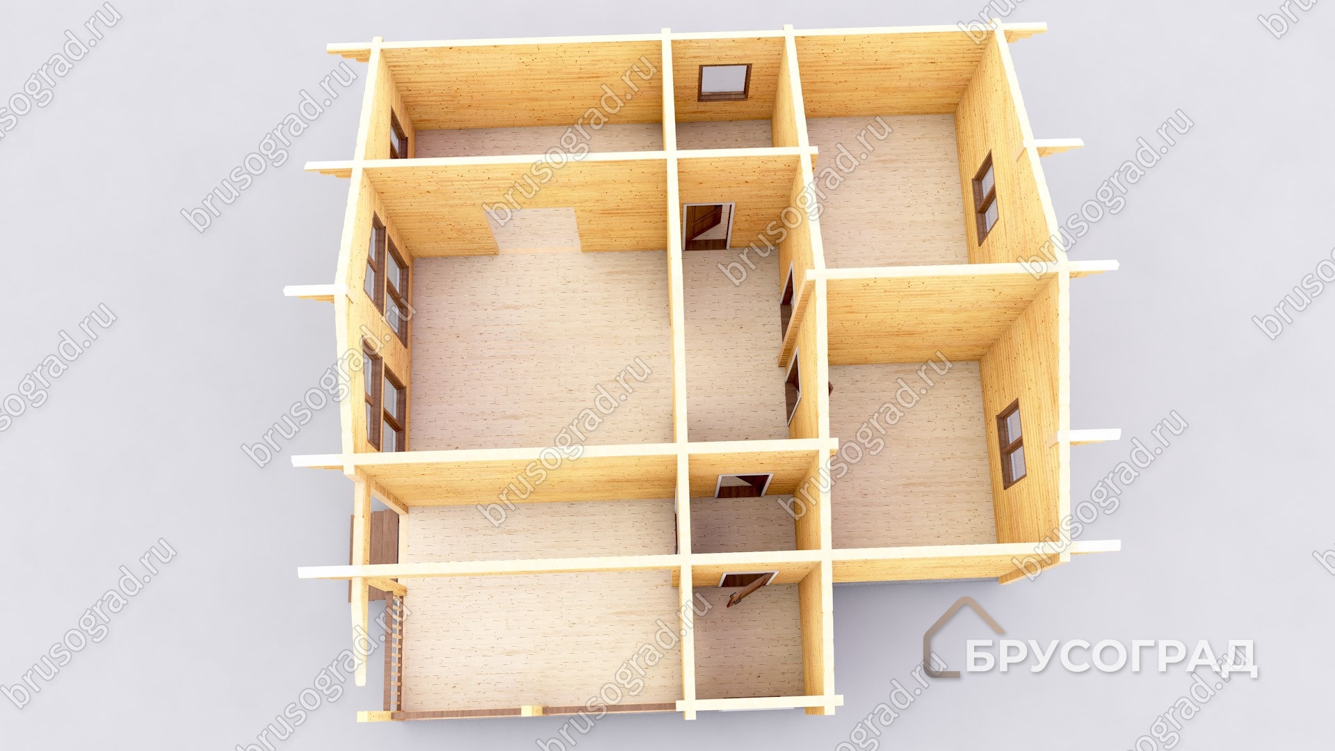 3д план проект П-24