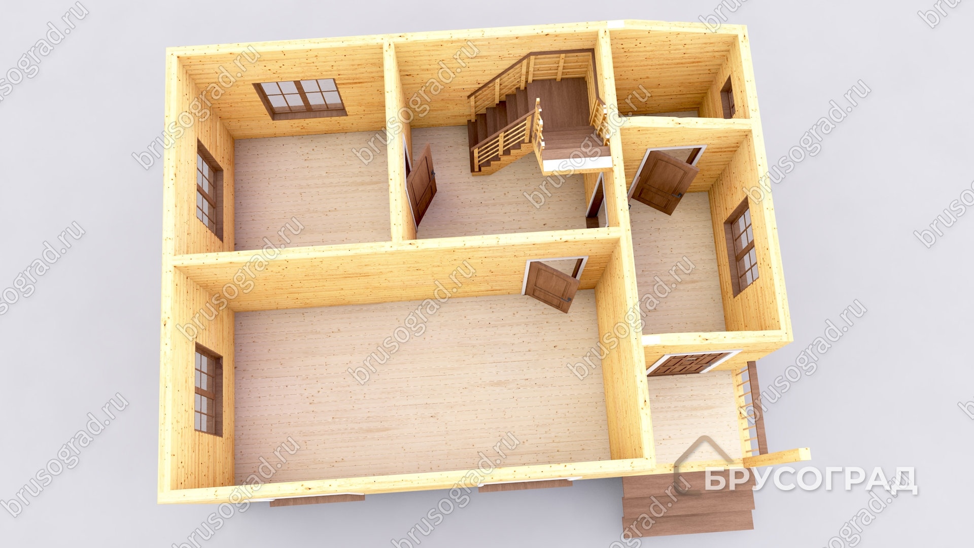 3д план проект П-25