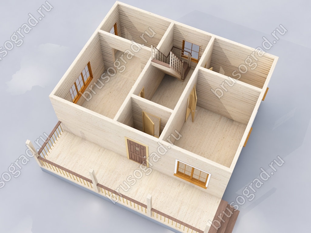 3д план проект П-26