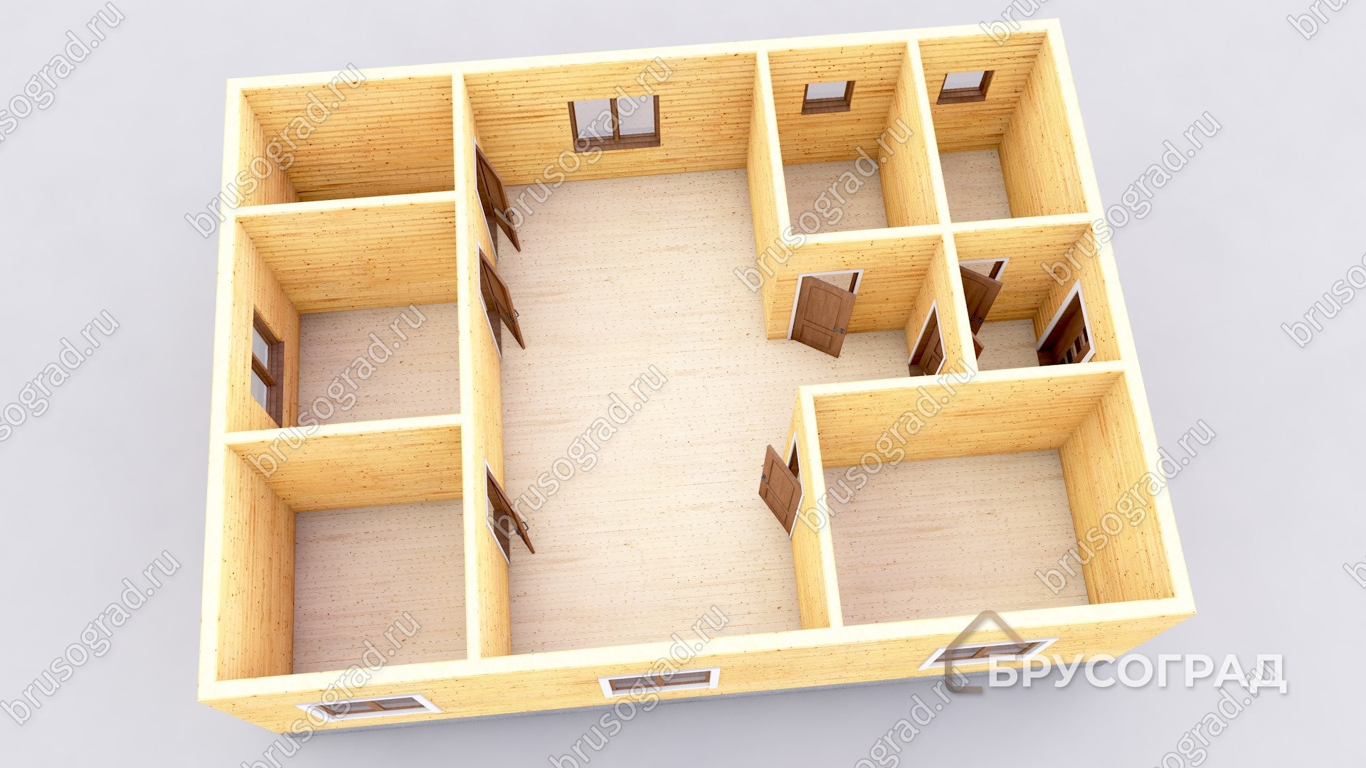 3д план проект П-28