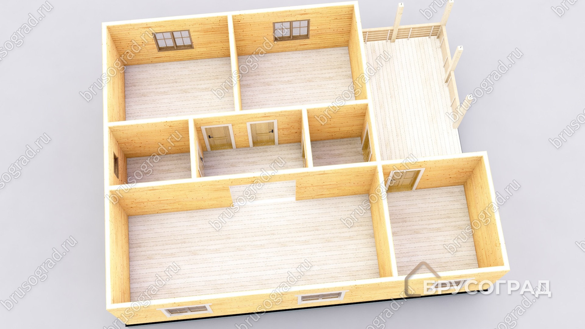 3д план проект П-32