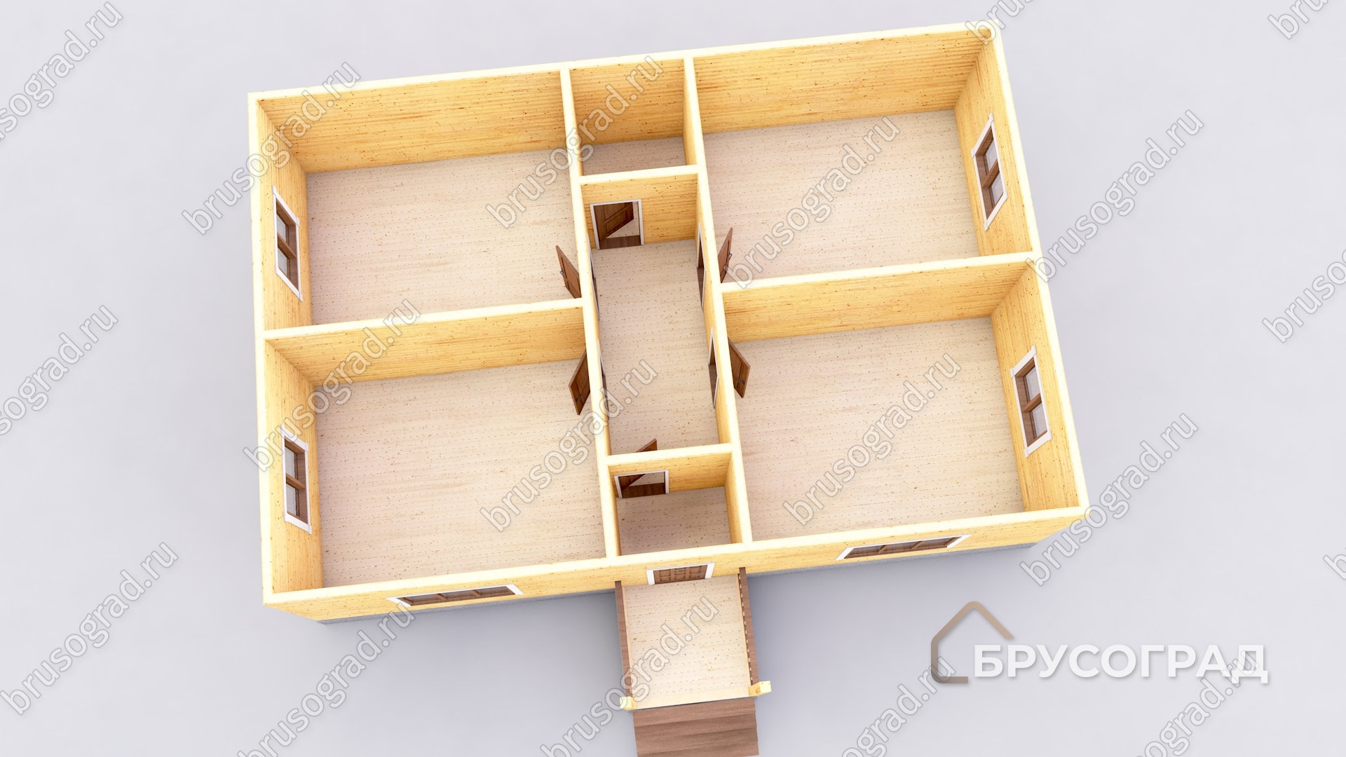 3д план проект П-48