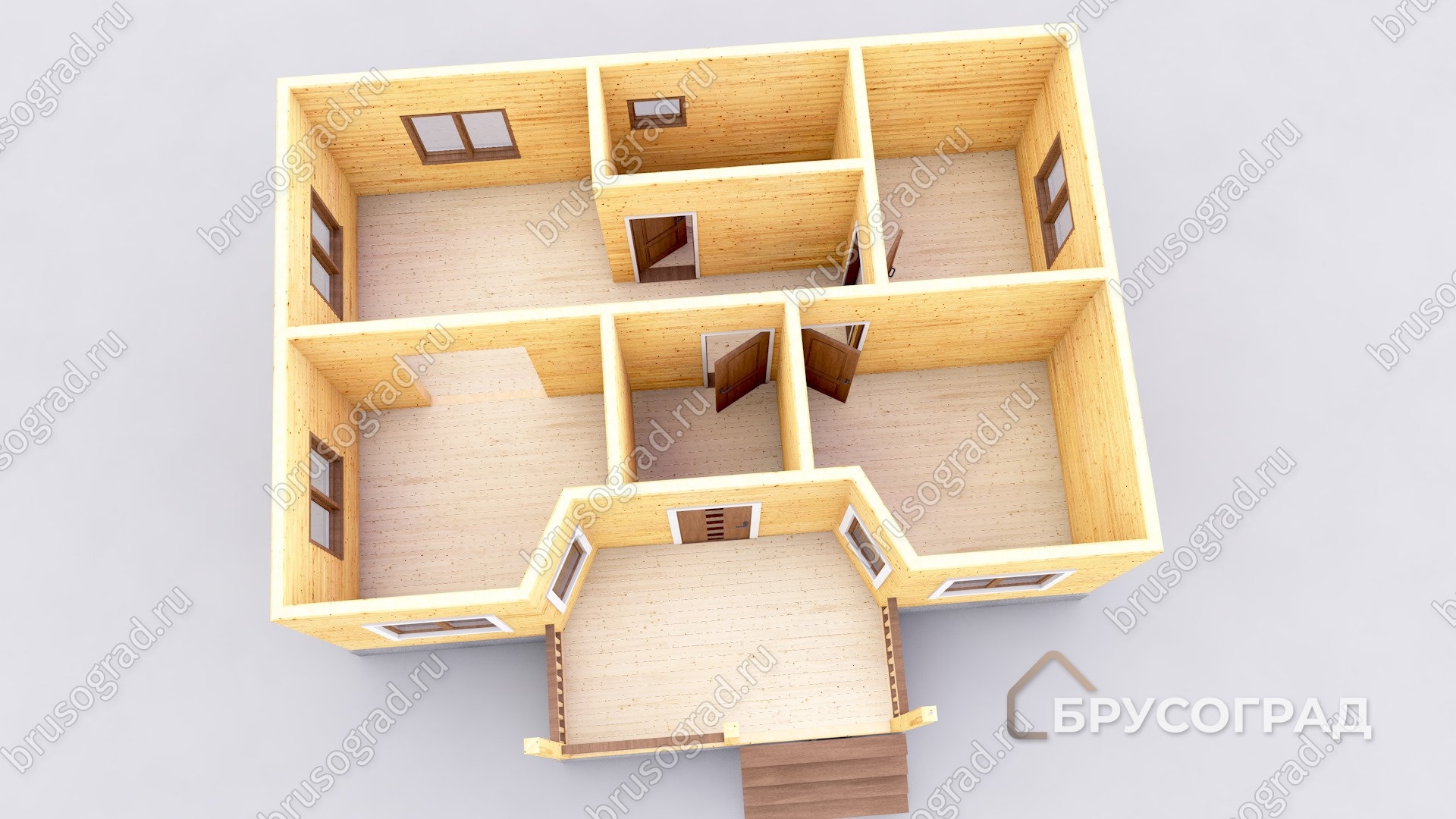 3д план проект П-5