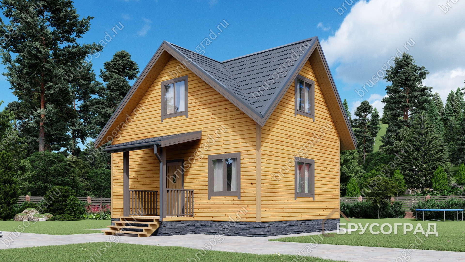 Главный вид проект П-54