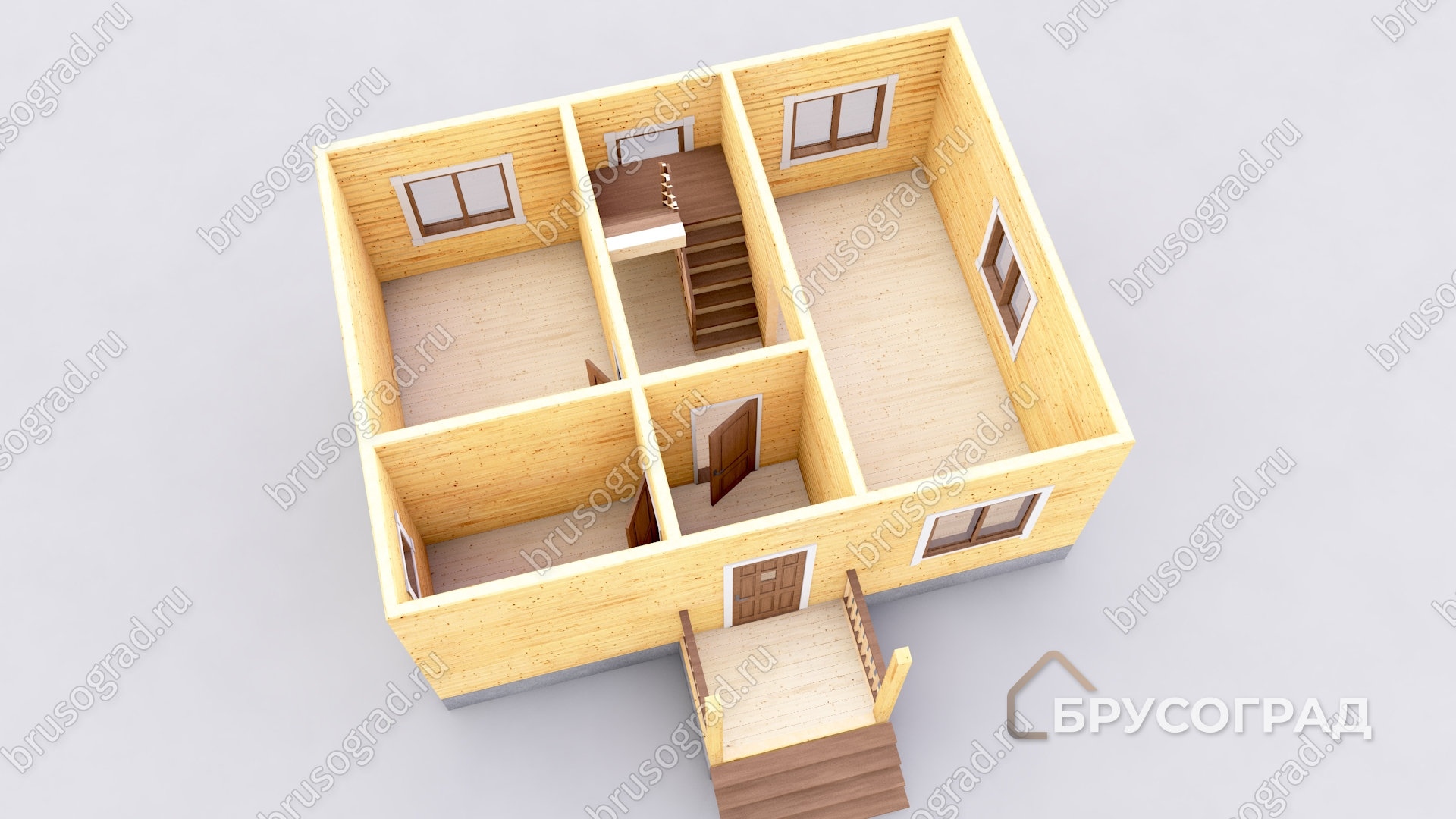 3д план проект П-54