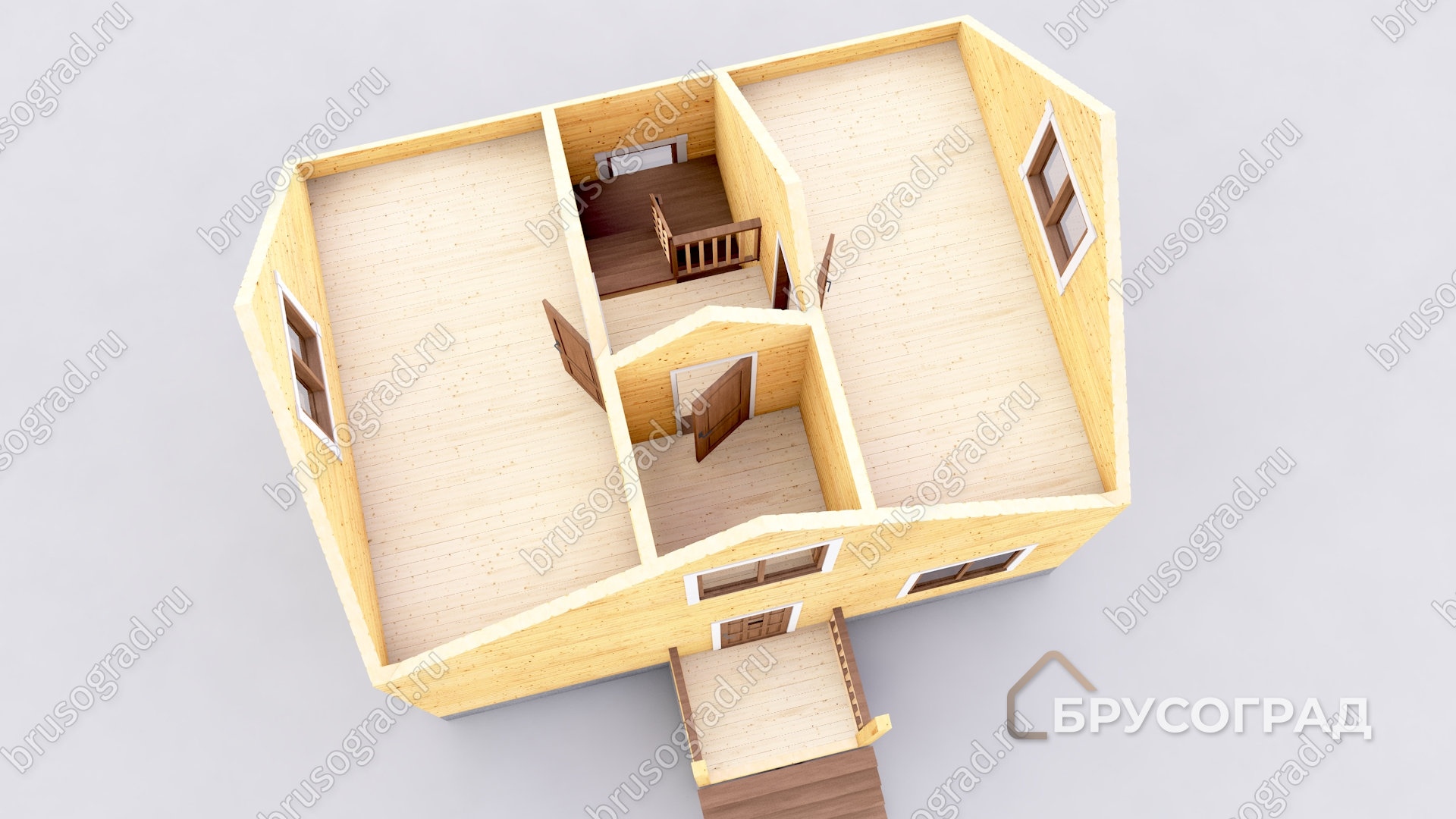 3д план проект П-54