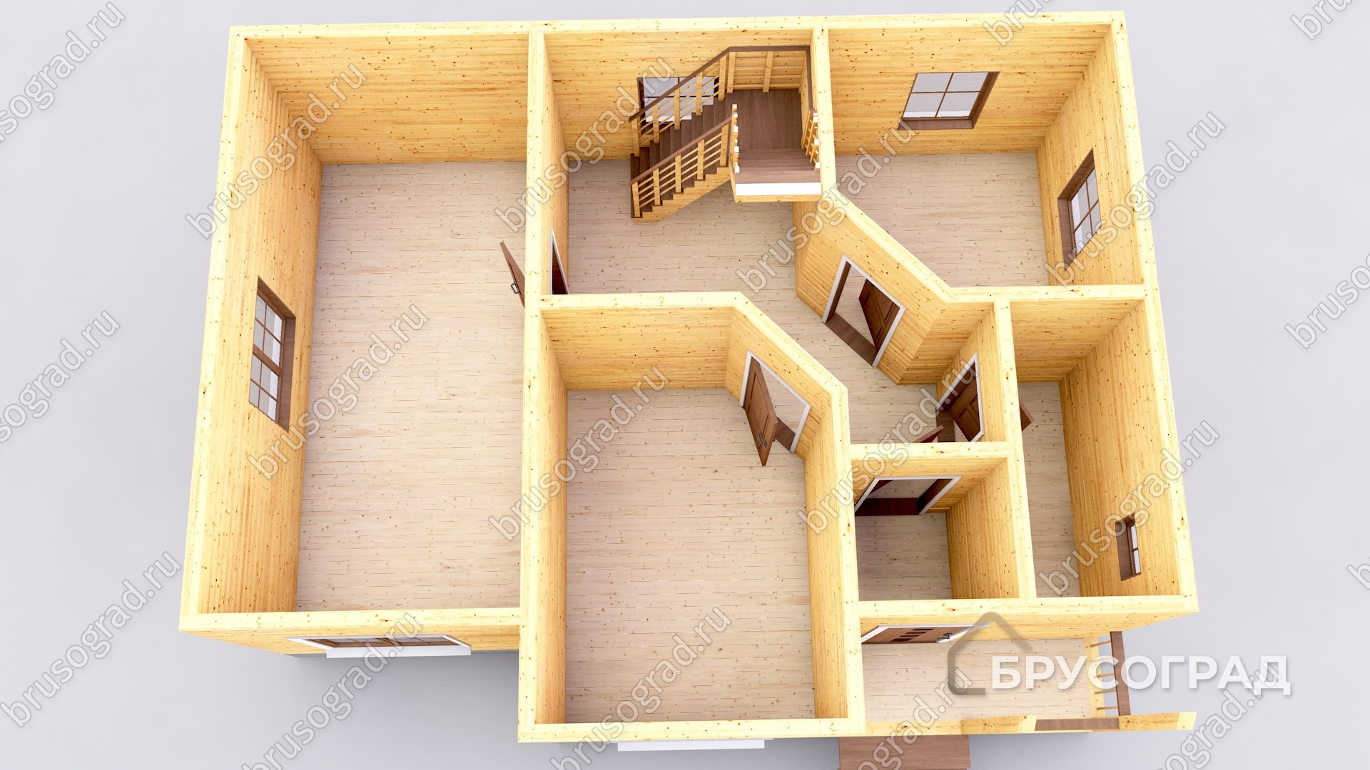 3д план проект П-55