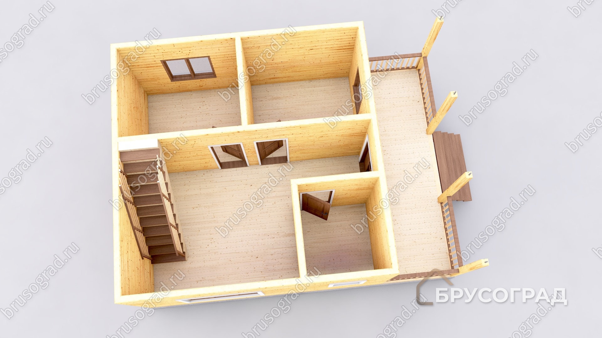 3д план проект П-6