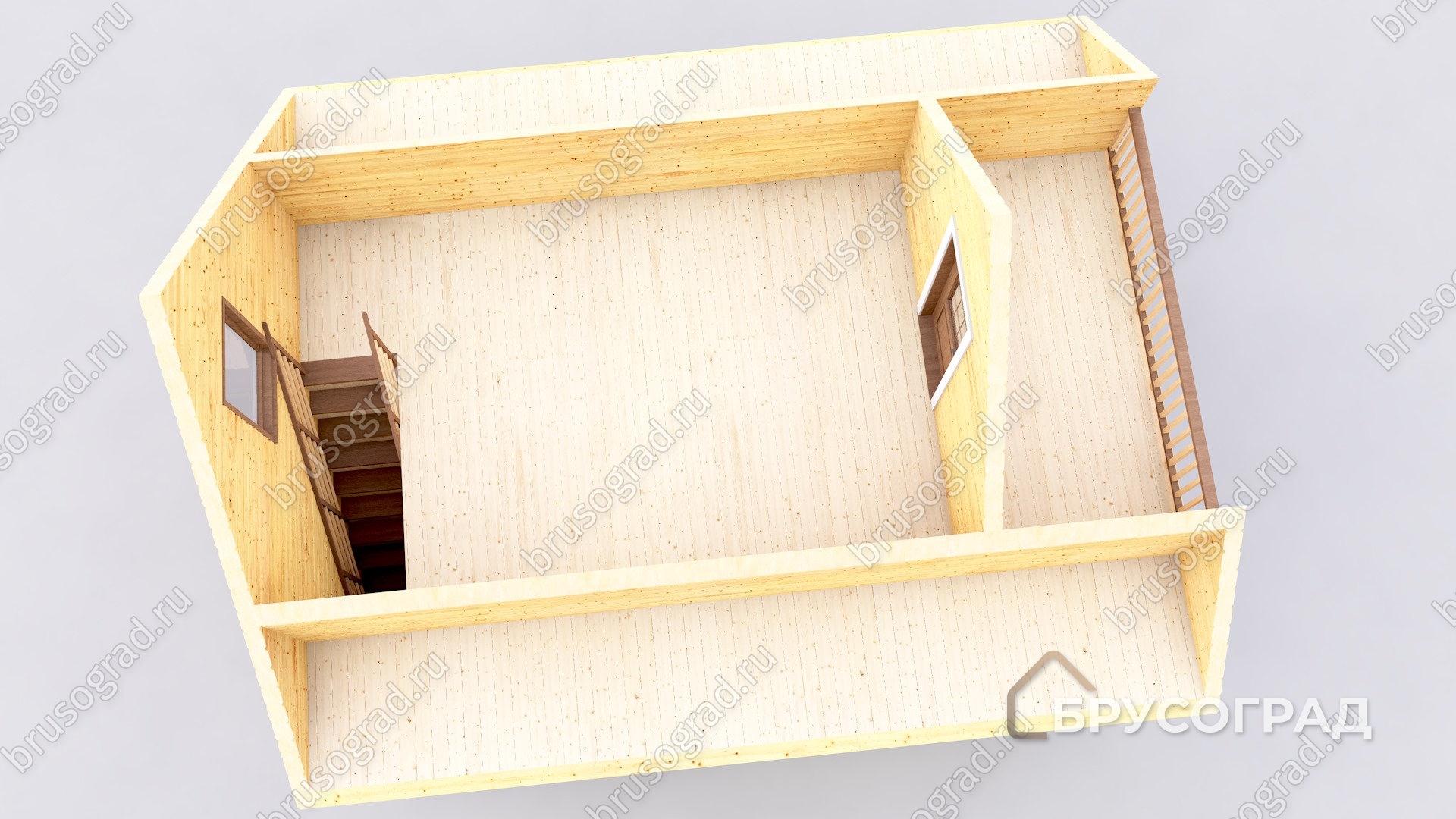 3д план проект П-6