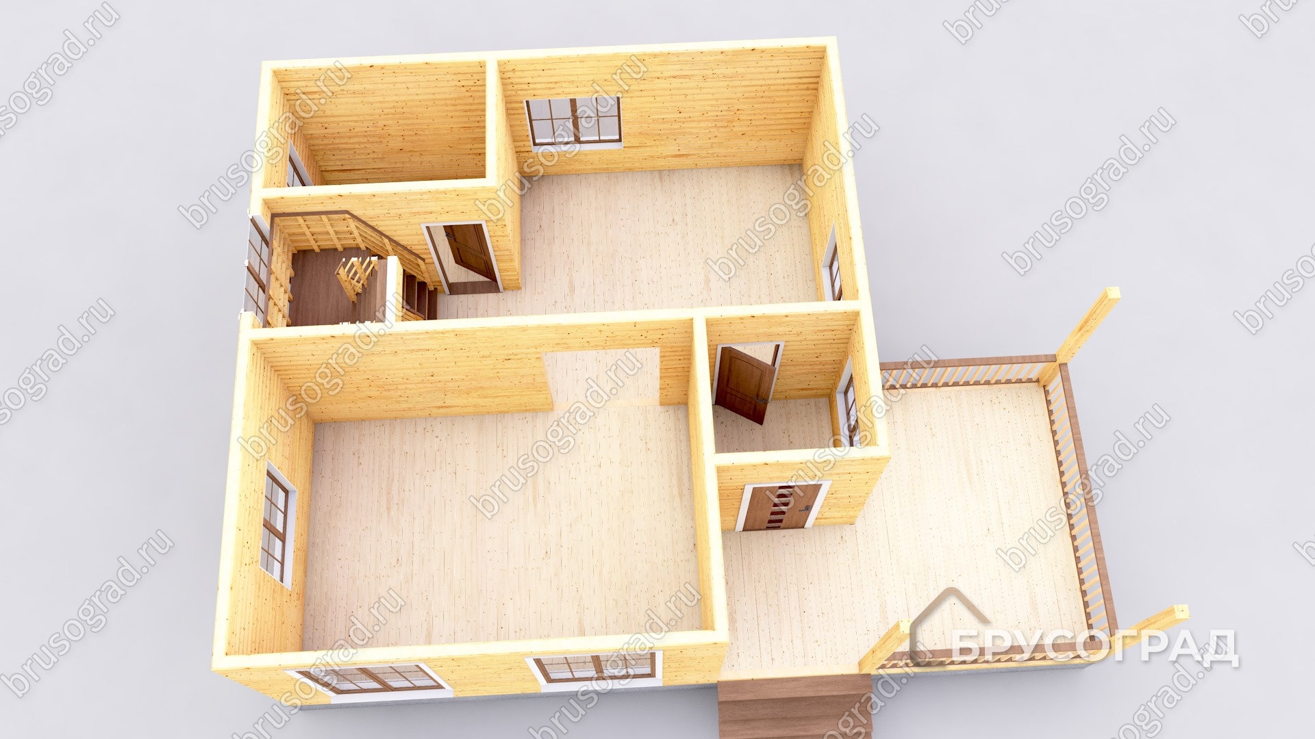 3д план проект П-60