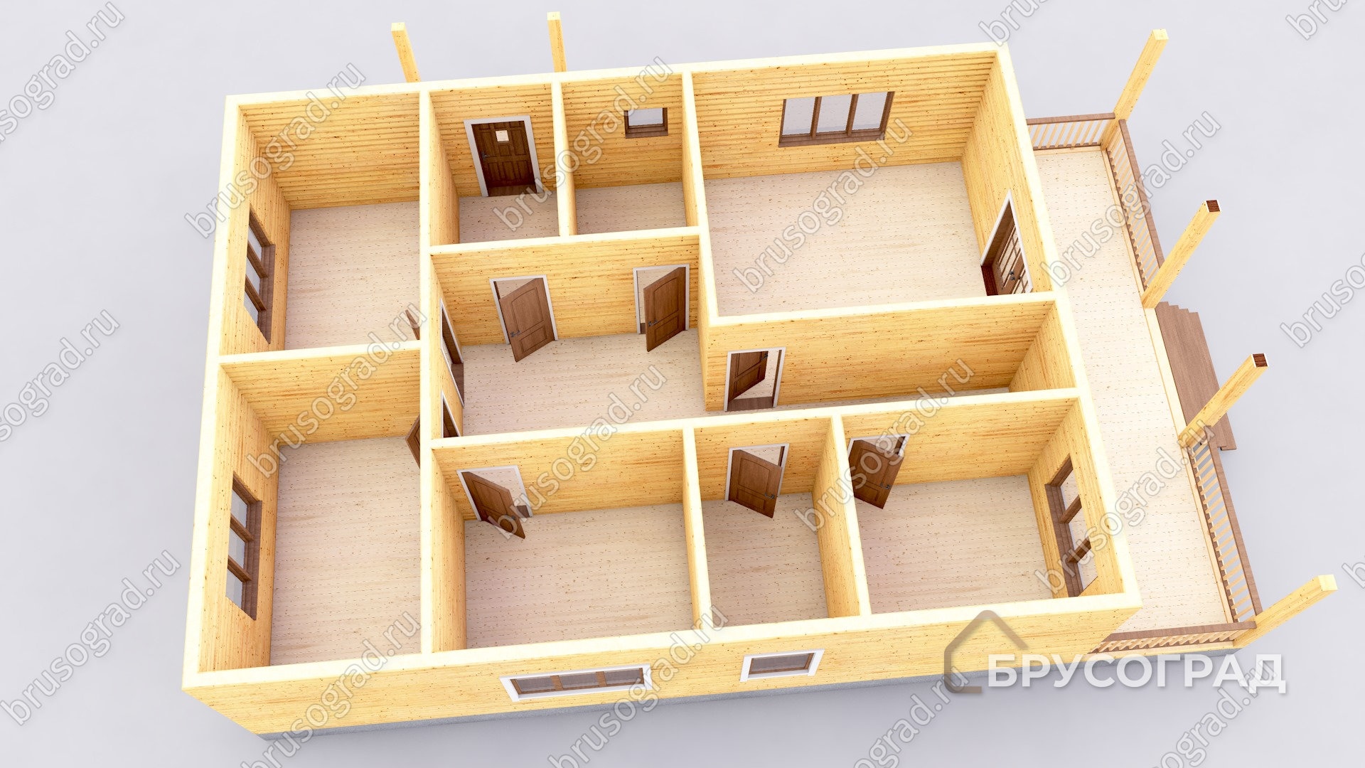 3д план проект П-66