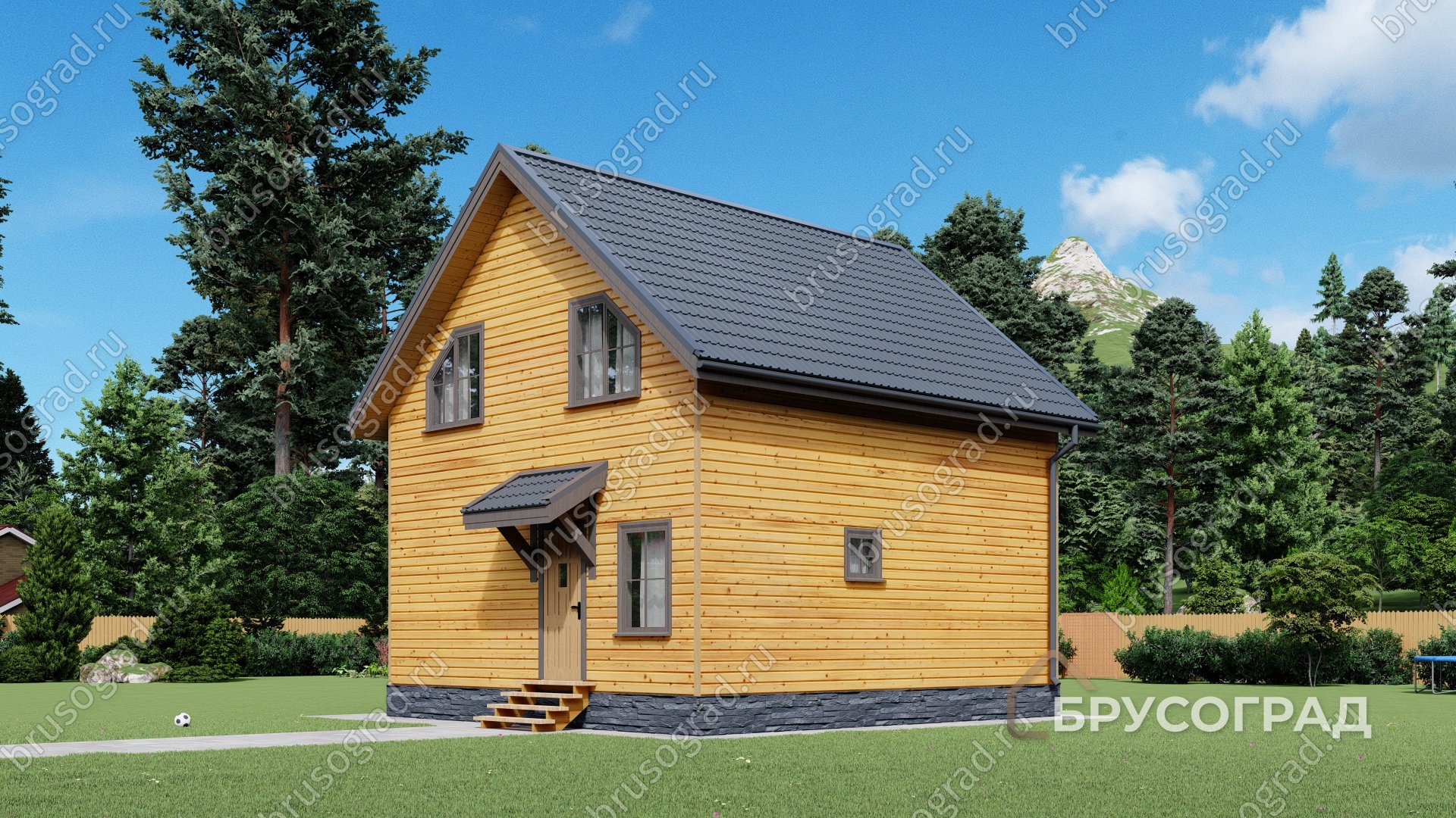 Главный вид проект П-67